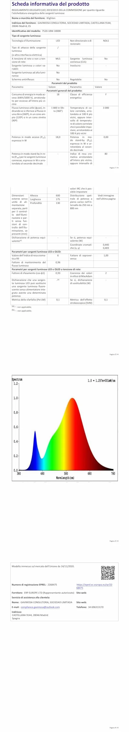 Klighten Lampa LED do lustra łazienkowego, 60 cm, 18 W, 1170 lumenów, wodoodporność IP44, obracana o 180°, nowoczesne oświetlenie lustra łazienkowego, ciepła biel 3000K, chrom