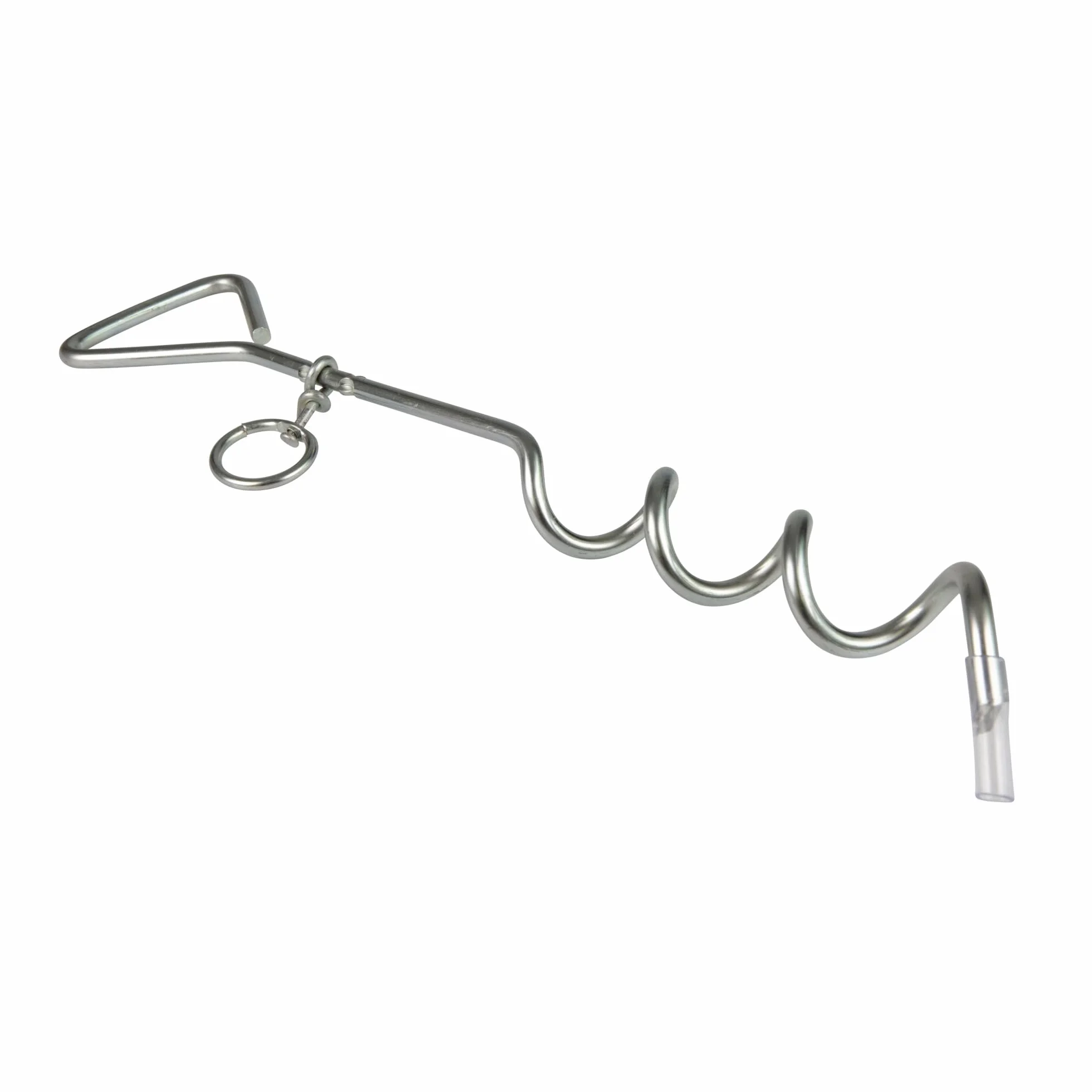 Windhager Kotwa do mocowania na podłożu ze śledziami spiralnymi, śledź do smyczy dla psów, spirala do przystawki do ogrodu, 41 cm x 8 mm, 07134