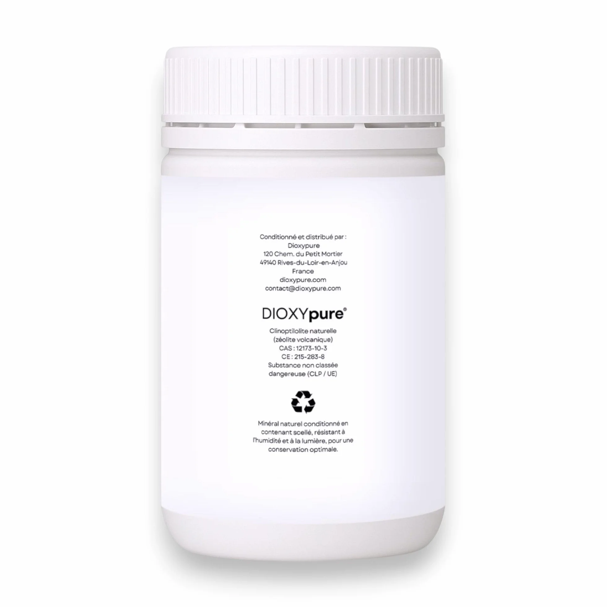 Zeolit, czysta i w 100% naturalna skała wulkaniczna, czystość 94% klinoptylolitu, pochodzenie UE, 500 g, ultra drobny proszek, bez dodatków, testowany i kontrolowany w Niemczech