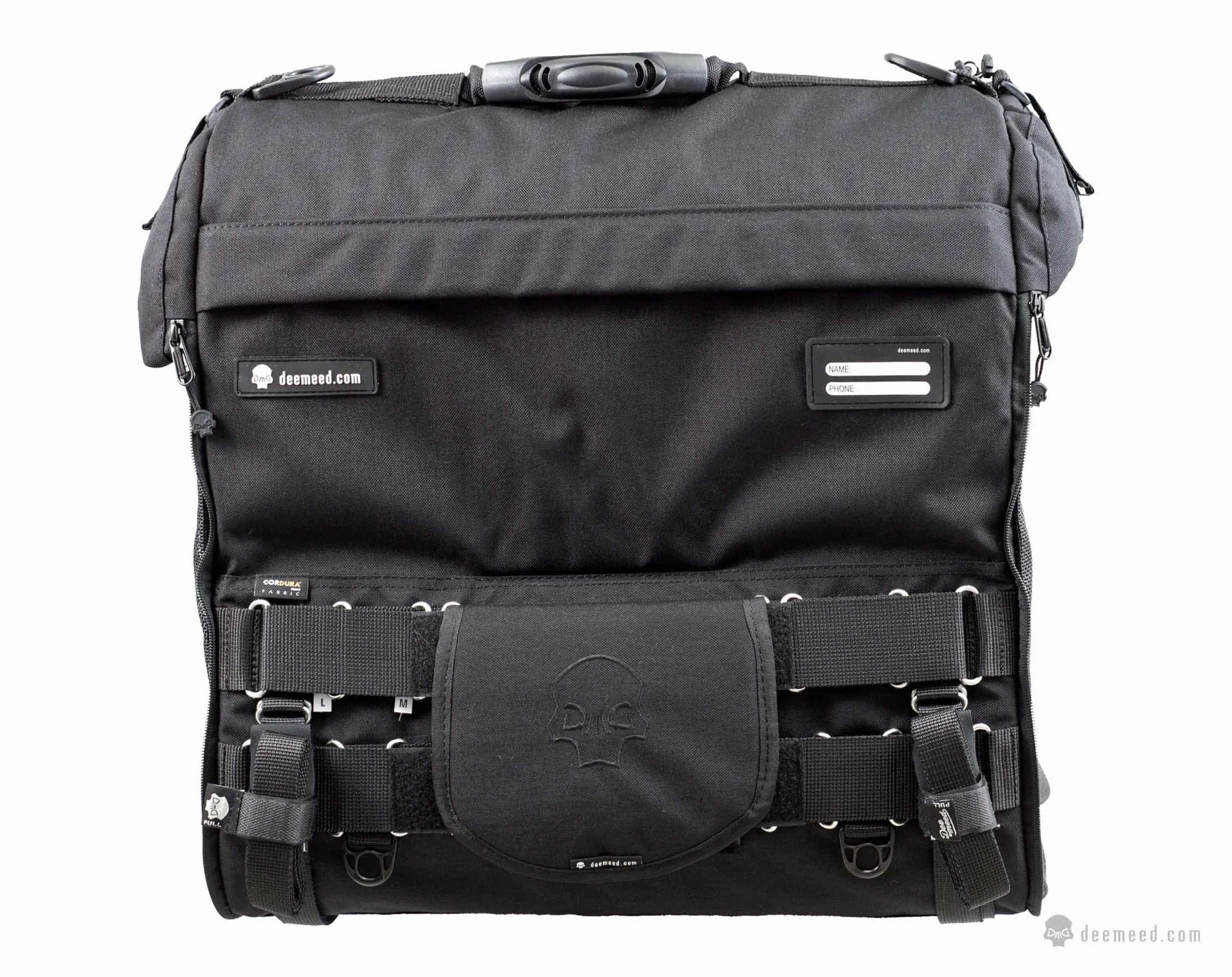 PET BAG, torba dla psa do jazdy na motocyklu, dla dużych ras psów (do 20 kg), wodoodporna, z potrójnym systemem wentylacji, torba motocyklowa na sissy bar, wykonana z włoskiej Cordury