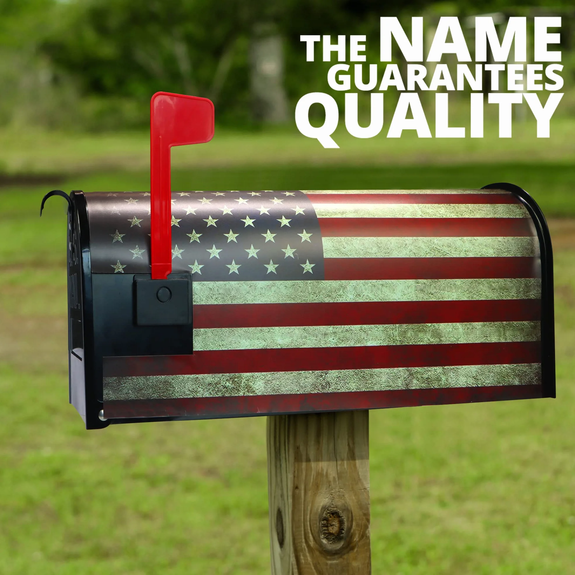 Anley Magnetic retro flaga USA okładki skrzynki pocztowej 21x18 w-świetna dekoracja na 4 lipca Dzień Niepodległości Dzień Pamięci-Vintage American USA Patriotyczna skrzynka pocztowa okłady dla standardowej skrzynki pocztowej w USA