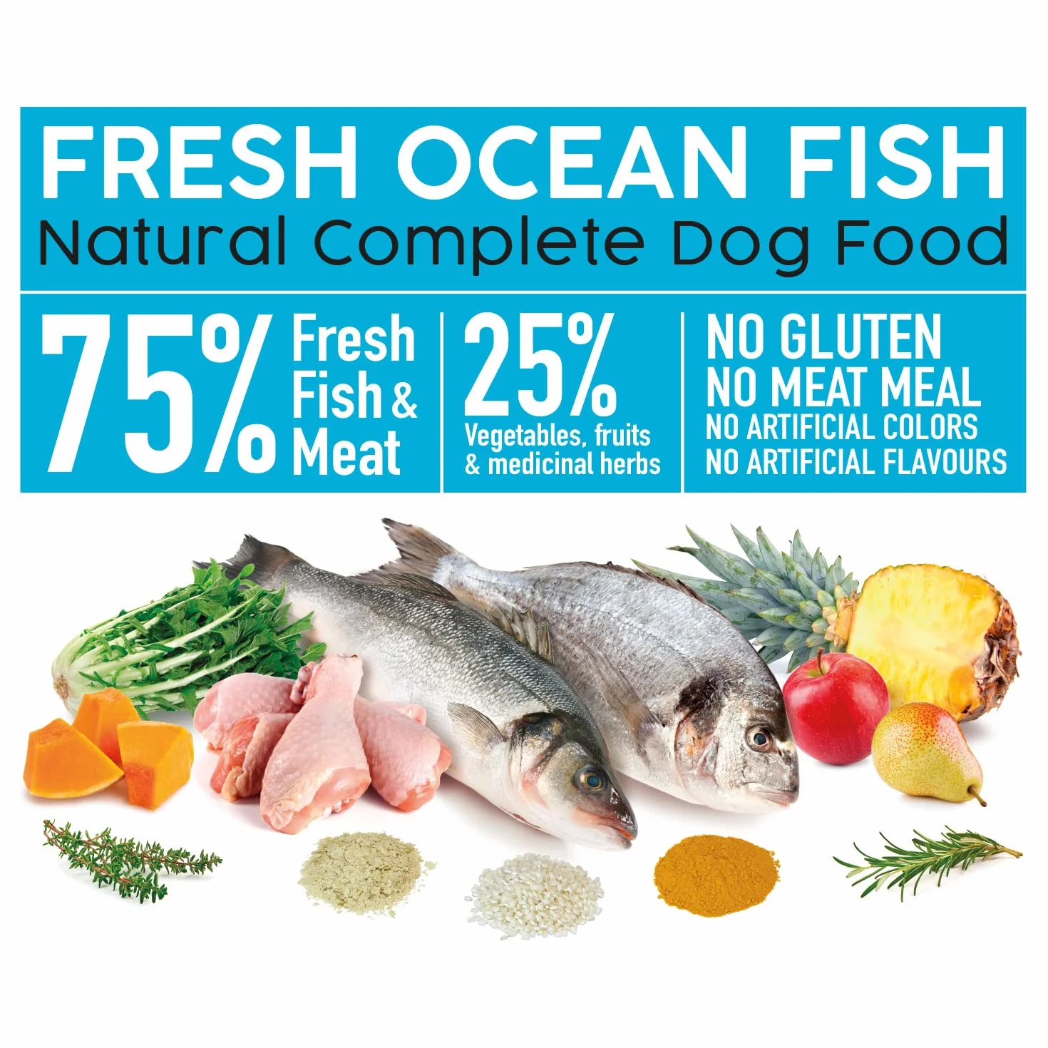 Arquivet Fresh Ocean Fish 2,5 kg Karma pełnoporcjowa dla psów Świeże ryby i mięso