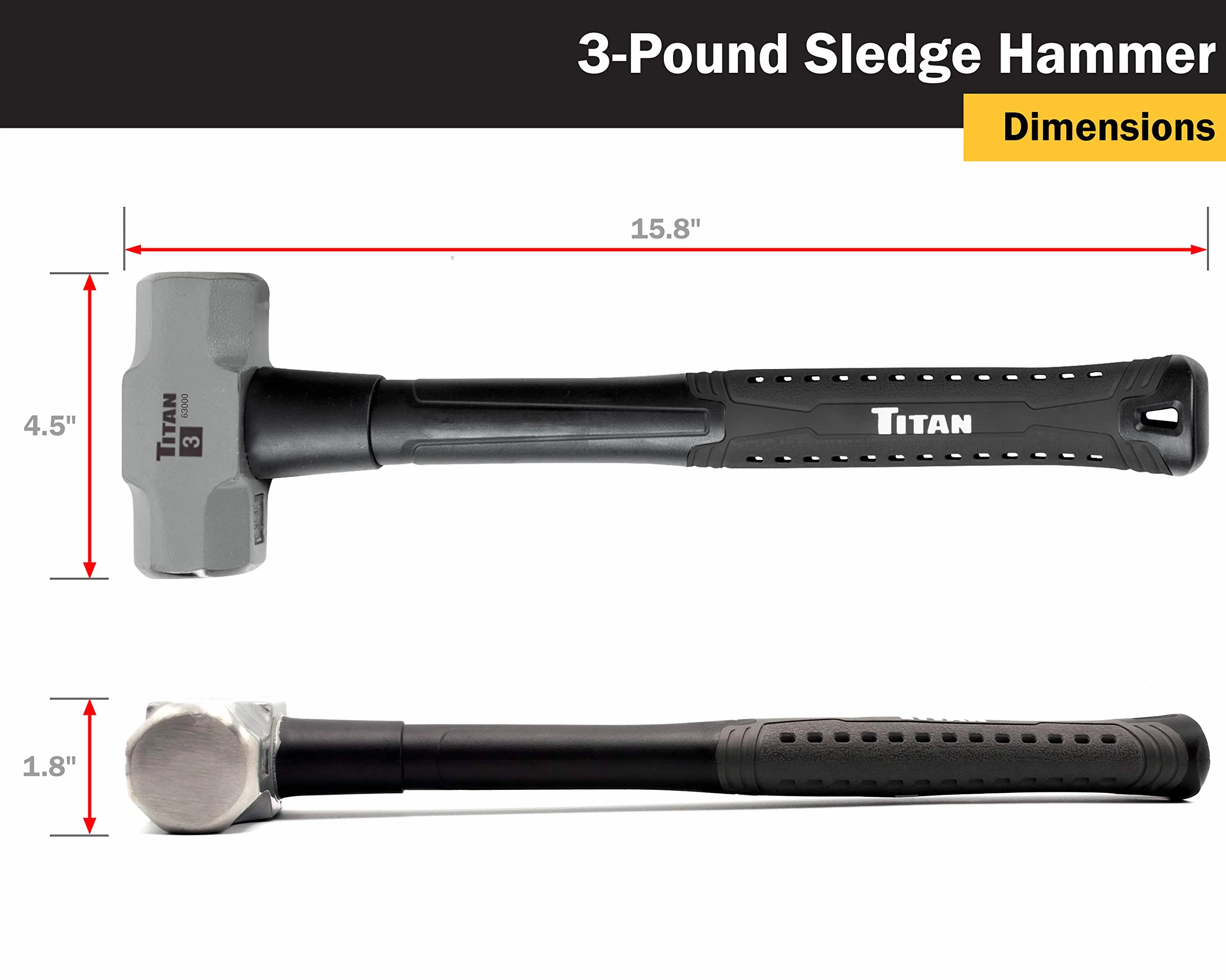 Shop Iron 63000 młot kowalski 1,4 kg