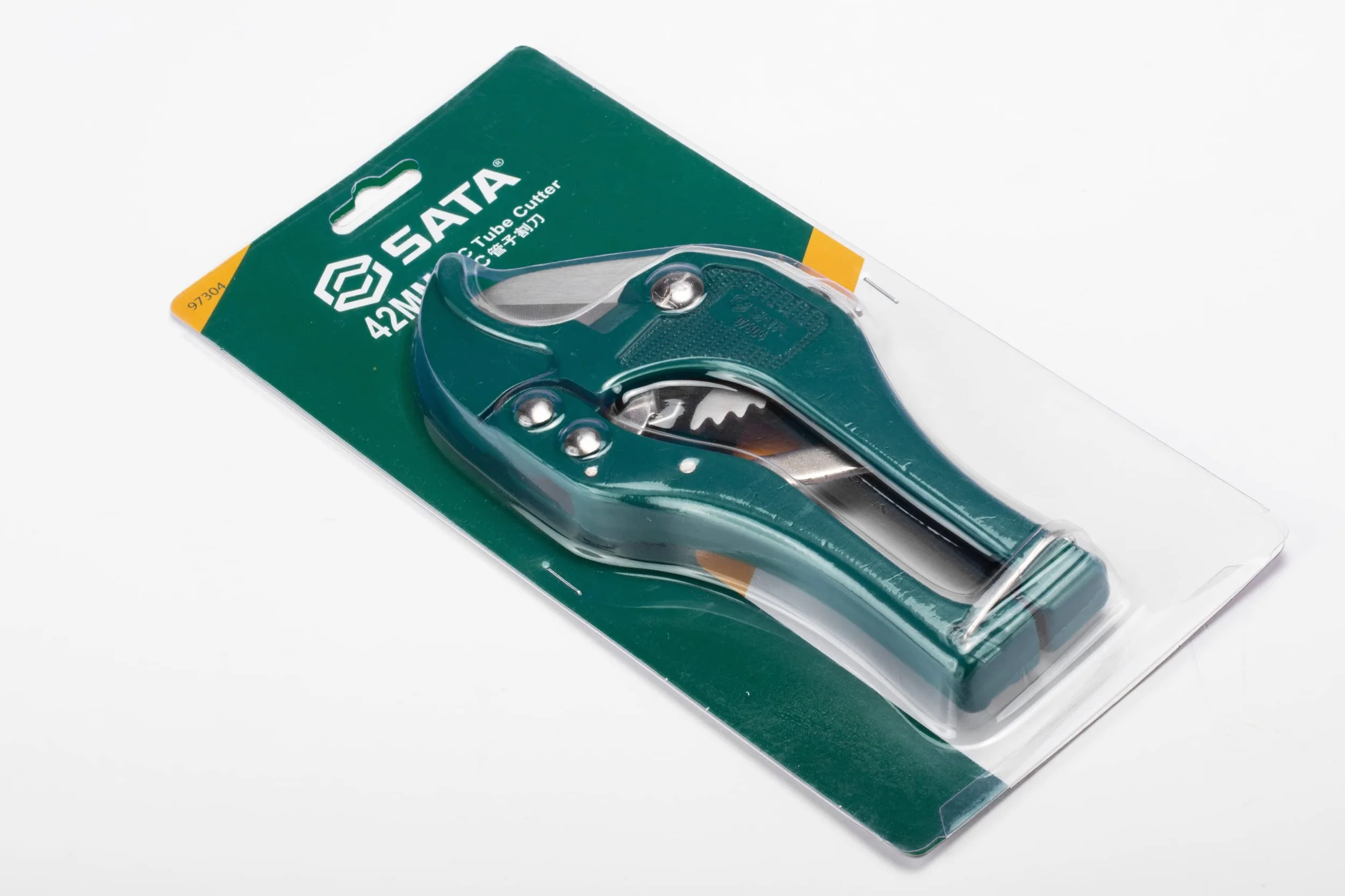 SATA ST97304ST przecinak do rur z PCW 3-42 mm z ostrzem ze stali nierdzewnej, zielony/srebrny