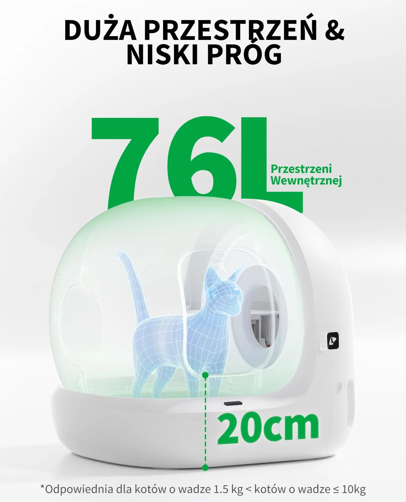 PETKIT Pura Max 2 Samoczyszcząca Kuweta dla Kota, Duża Objętość, xSecure/Eliminacja Nieprzyjemnych Zapachów/Aplikacja Control, Automatyczna Kuweta dla Kota