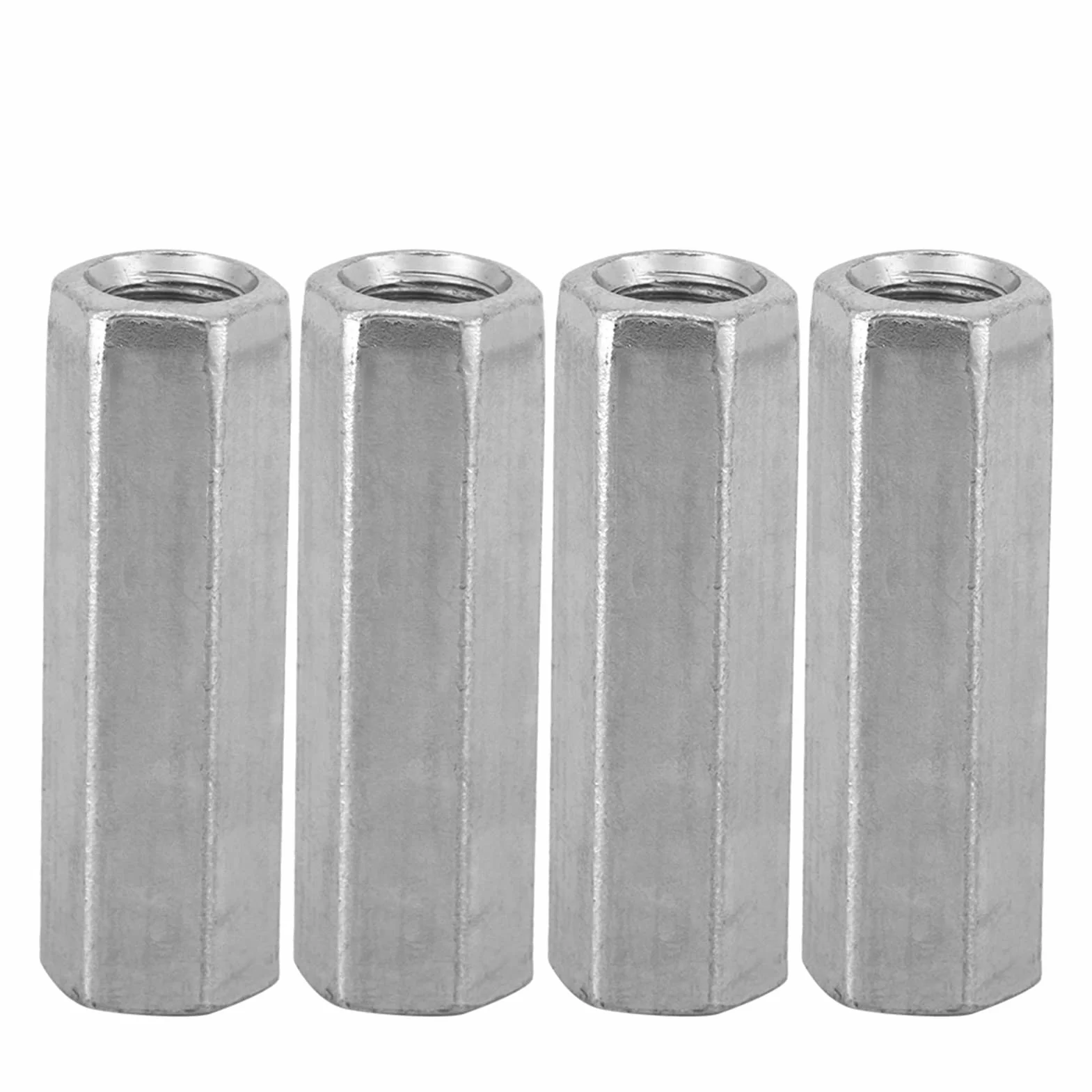 Nakrętki Sześciokątne M8 Ocynkowane Stal Węglowa Gwint Wewnętrzny 10 Sztuk M8x40 12mm