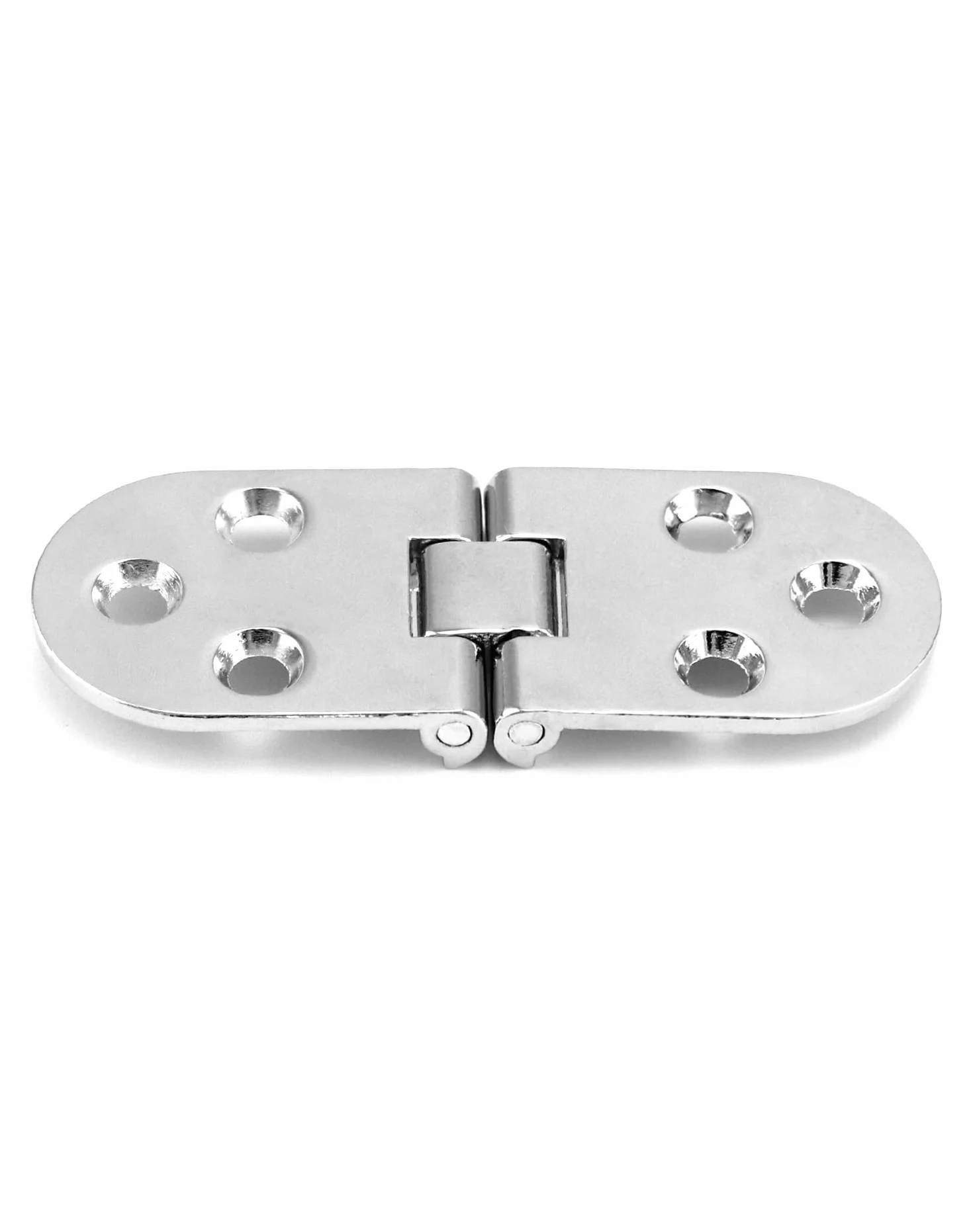 QWORK® 4 częściowe składane zawiasy 180 stopni, stop cynku, składany zawias stołowy, opuszczane zawiasy do składanych stołów, szafki, drzwi do szafy