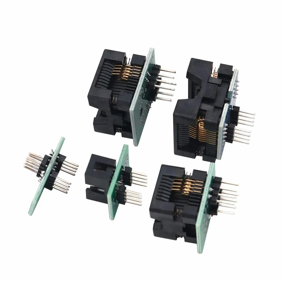 DollaTek Programator ch341a + sop8 do dip8 + adapter 1,8 V + gniazdo sop8 do dip8 + klips sop8