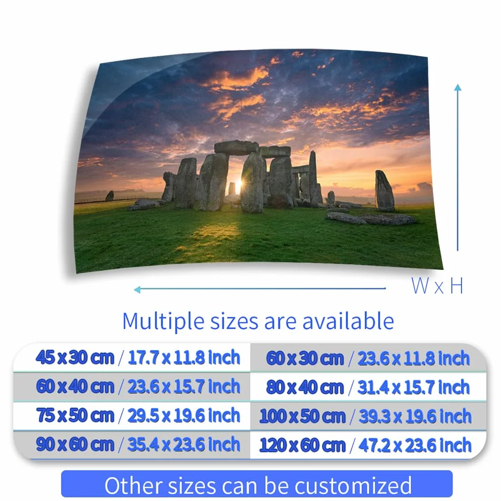 Naklejki na tło do akwarium Stonehenge Monolitu samoprzylepne 60 x 40 cm