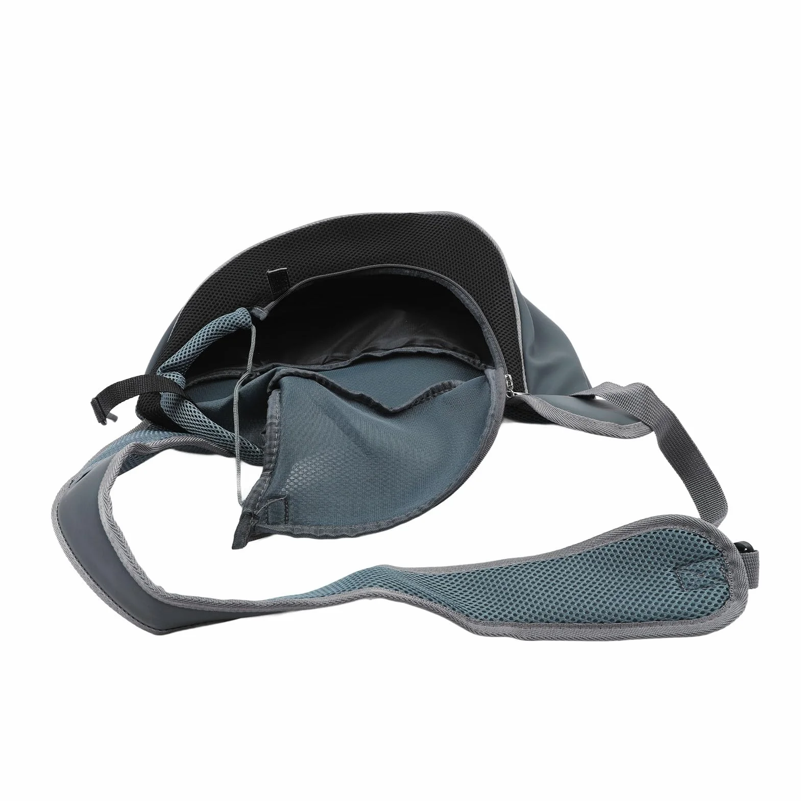 Pet Sling Torba Transportowa, Pet Sling Oddychająca Siatka Przenośna Pojedyncza Torba na ramię Nosidełko dla Psa do Podróży na Zewnątrz (Czarny)