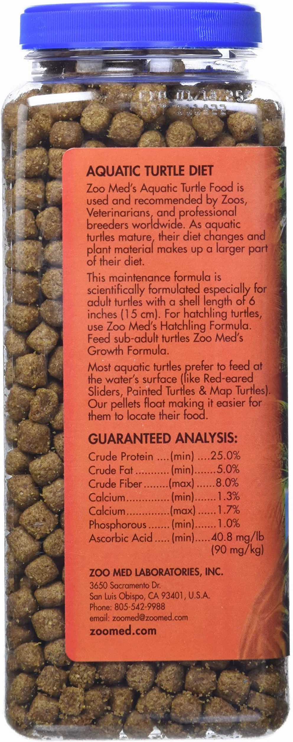 Zoo Med Natural Aquatic Turtle Food 340 g granulki do żółwi wodnych