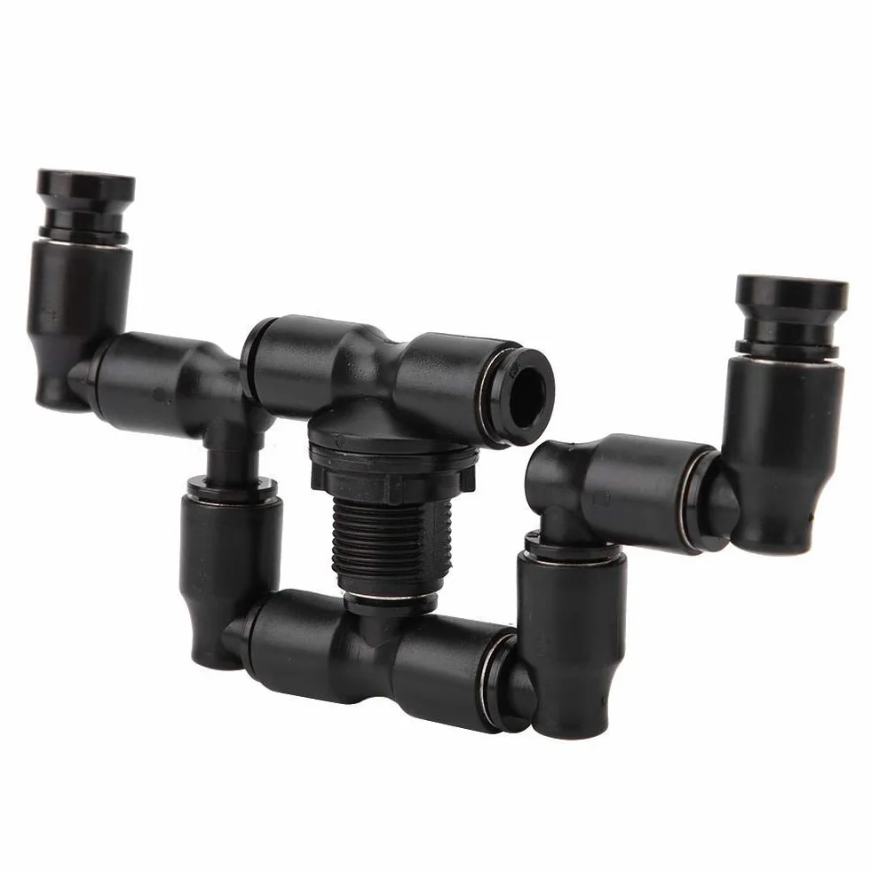 KSTE Gady Fogger Mgła Opryskiwacz, Dysza Terrarium dla Gadów, 360° Regulowany Akwarium System Mgła dla Zbiornika Tropikalnego Lasu deszczowego 1/4 ''