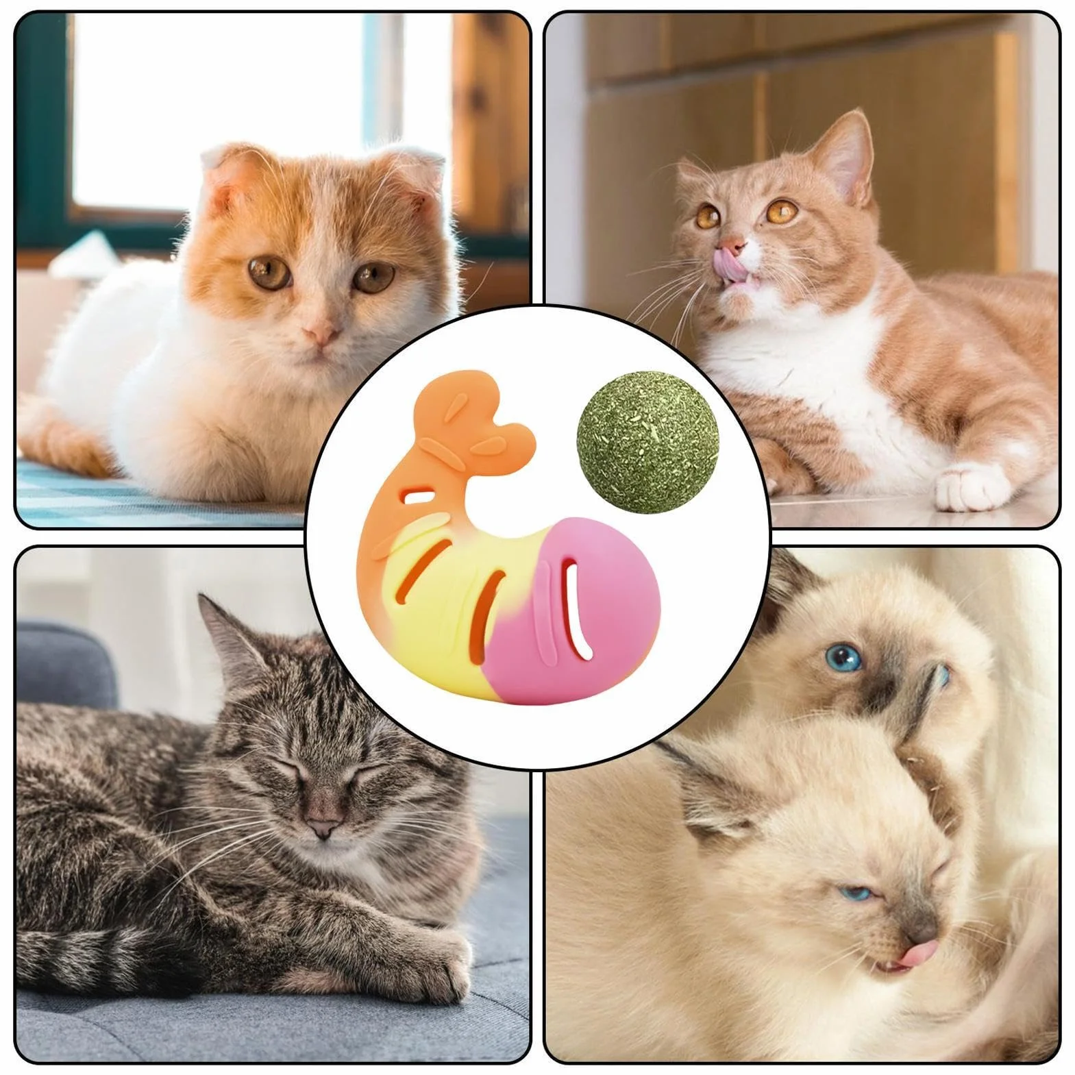 Kitten Play Toy - Shrimp Shape Chew, Stress Relief with Catnip Fun, Aid, Interactive Toy, Cat Entertainment for Indoor Outdoor Home Apartment Birthday Holiday Daily Activity at Living Room