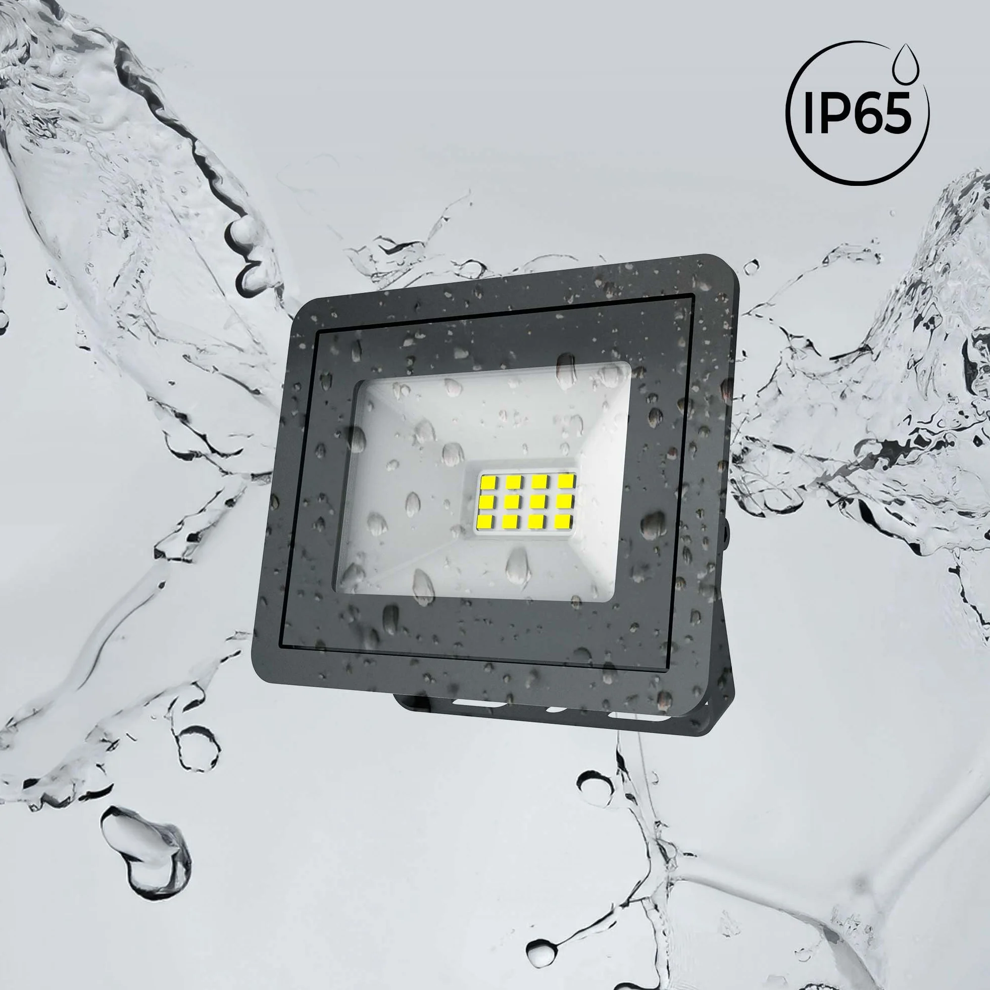Reflektor zewnętrzny LED Slim - 10 W - 1100 lm - IP65
