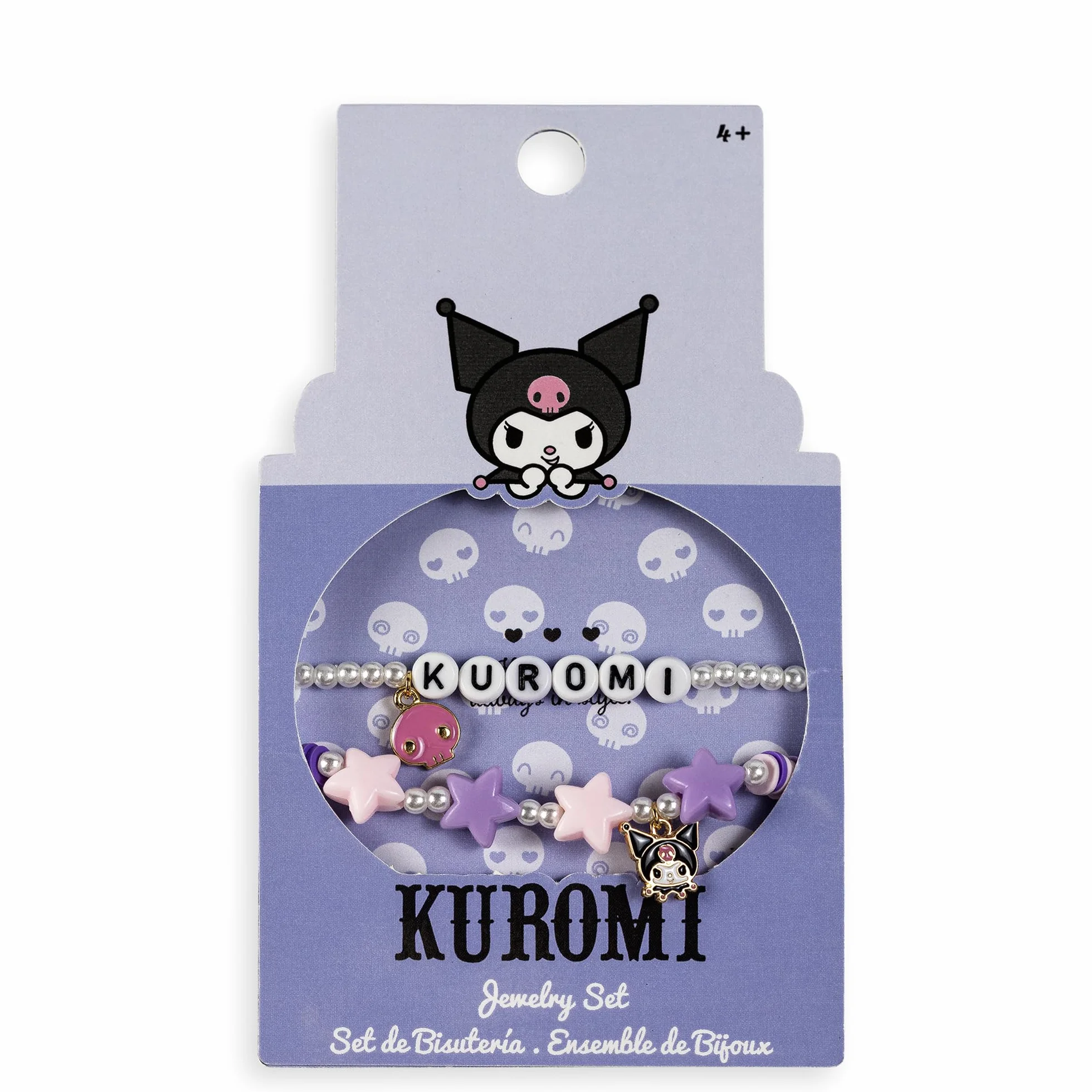 HELLO KITTY AND FRIENDS 2 BRANSOLETKI ZESTAW KUROMI