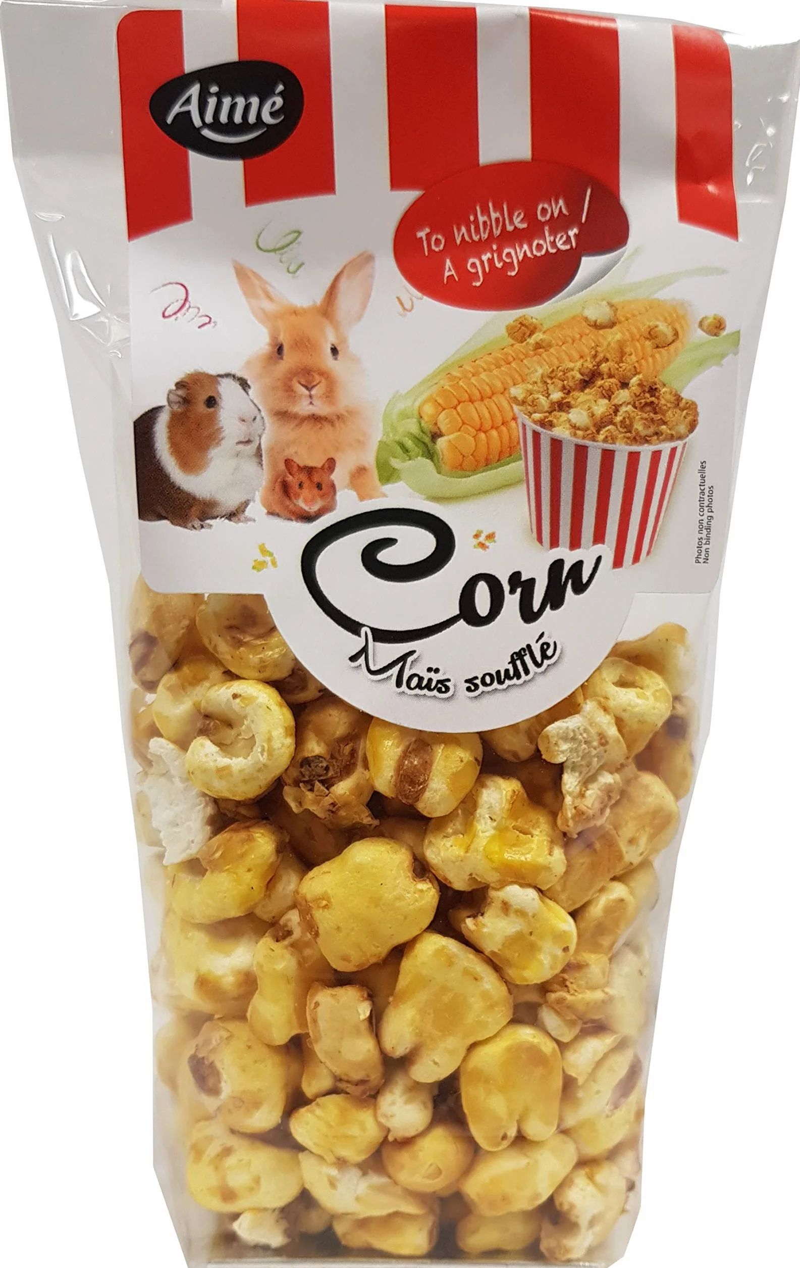 Aimé Przysmaki kukurydziane dmuchane dla królików/gryzoni 50 g