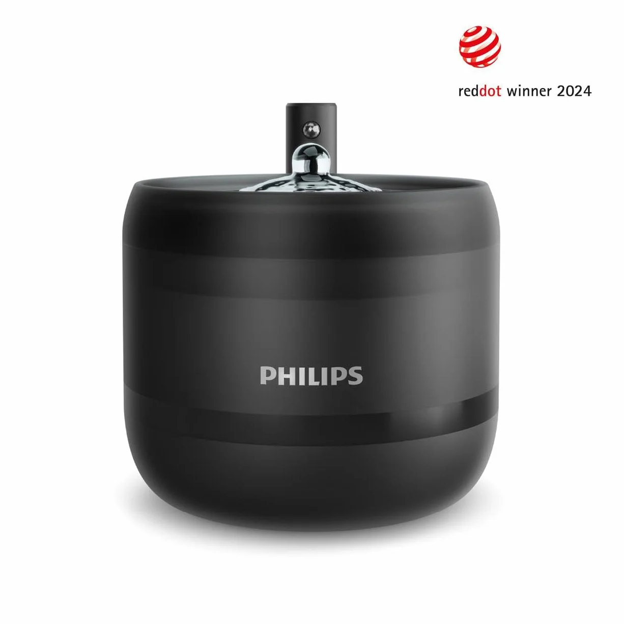 Philips Fontanna Wodna Dla Zwierząt, Zabezpieczenie przed rozlaniem, Auto Uzupełnianie Wody, Aktywacja Ruchem, Cichy (<38 dB), 4 Warstwy Filtrów, Na Baterie, Pojemność 2,2 l (PAW3210/02)