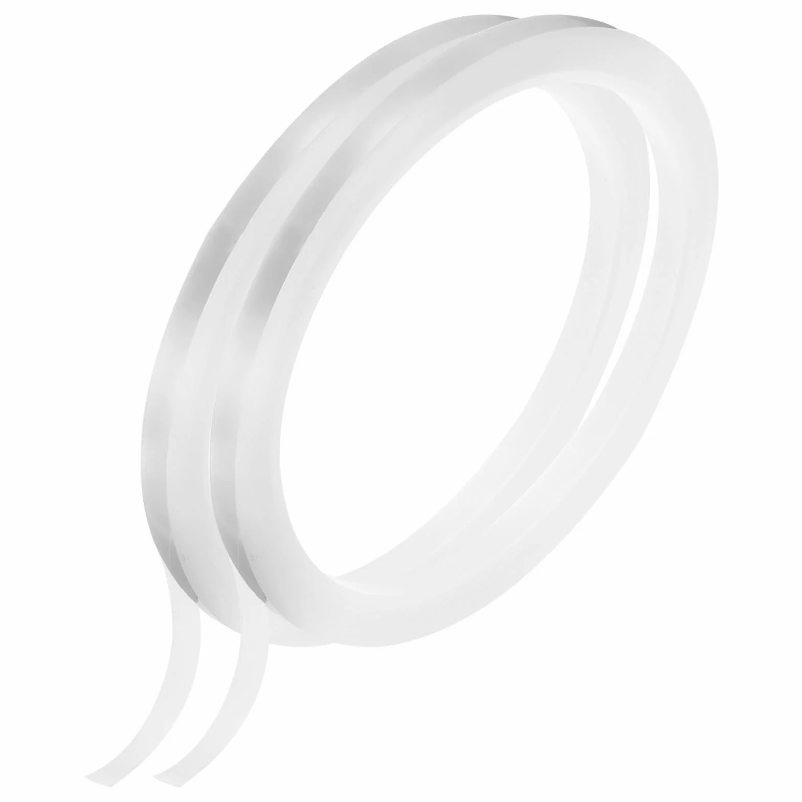 QUARKZMAN Przezroczysta taśma klejąca, 2 rolki 5 mm x 33 m, odporna na wysokie temperatury taśma klejąca do sublimacji, prasy cieplnej, przenoszenia ciepła, płytki drukowanej, bez pozostałości