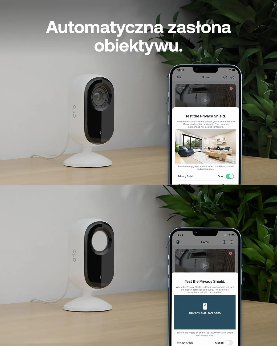 Arlo Essential 3 HD Kamery monitorujące wewnątrz (2), dwukierunkowy dźwięk, zasilanie kablowe, inteligentny dom