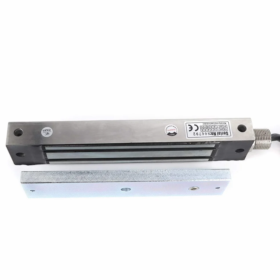 Sonew 280 kg DC12 / 24V kontrola dostępu magnetyczny zamek do drzwi, wodoodporny elektryczny zamek magnetyczny ze stali nierdzewnej do drzwi drewnianych, szklanych, metalowych, przeciwpożarowych