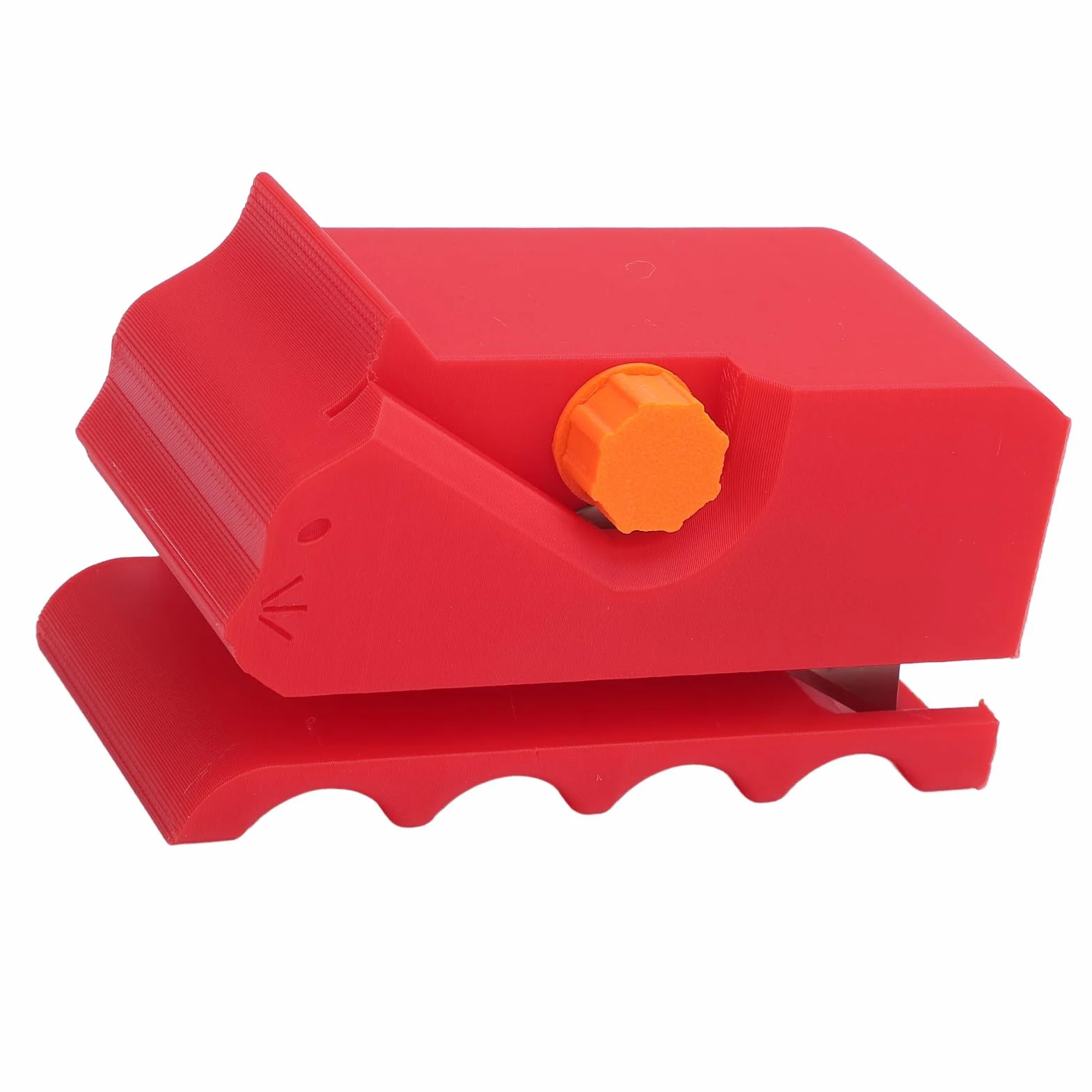 CHICIRIS Cat Scratch Cardboard Cutter, Regulowane i Kompaktowe Narzędzie do Majsterkowania, Noża do Drapania, do Konfigurowalnych ustawień Cięcia (czerwony)