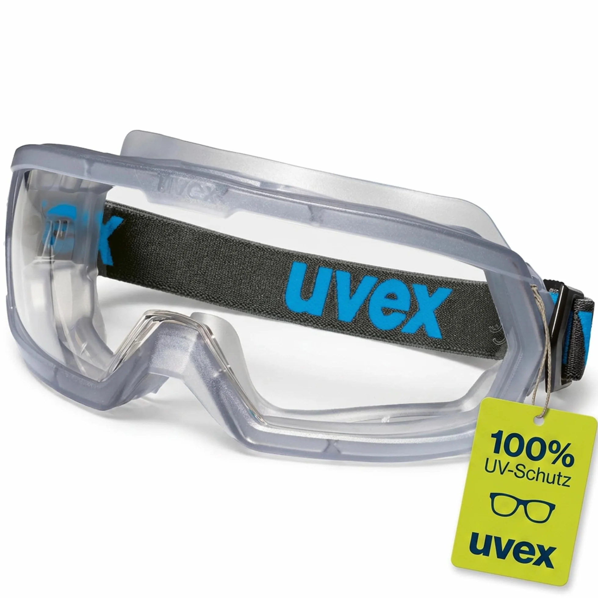 Uvex Hypervision – okulary pełne widzenia – okulary ochronne z panoramiczną szybą – 100% ochrona przed promieniowaniem UV – szybka odporna na zaparowanie i zarysowania