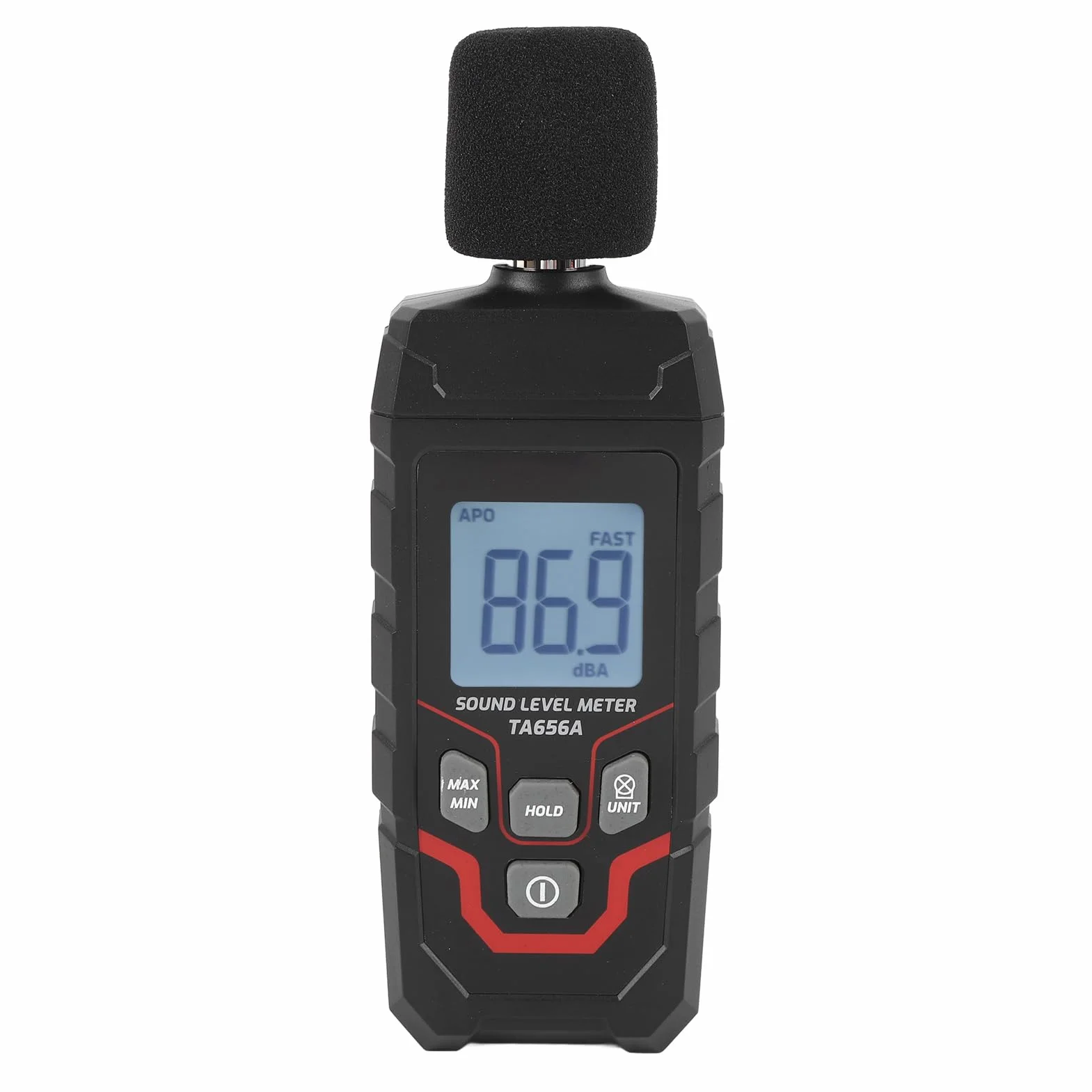Cyfrowy Miernik Decybeli, Przenośny Miernik Poziomu Dźwięku, Przenośny Miernik SPL od 30,0 do 130 DBA z Podświetlanym Ekranem LCD, Czytnik Decybeli Hałasu, Tester Dźwięku, Sprzęt