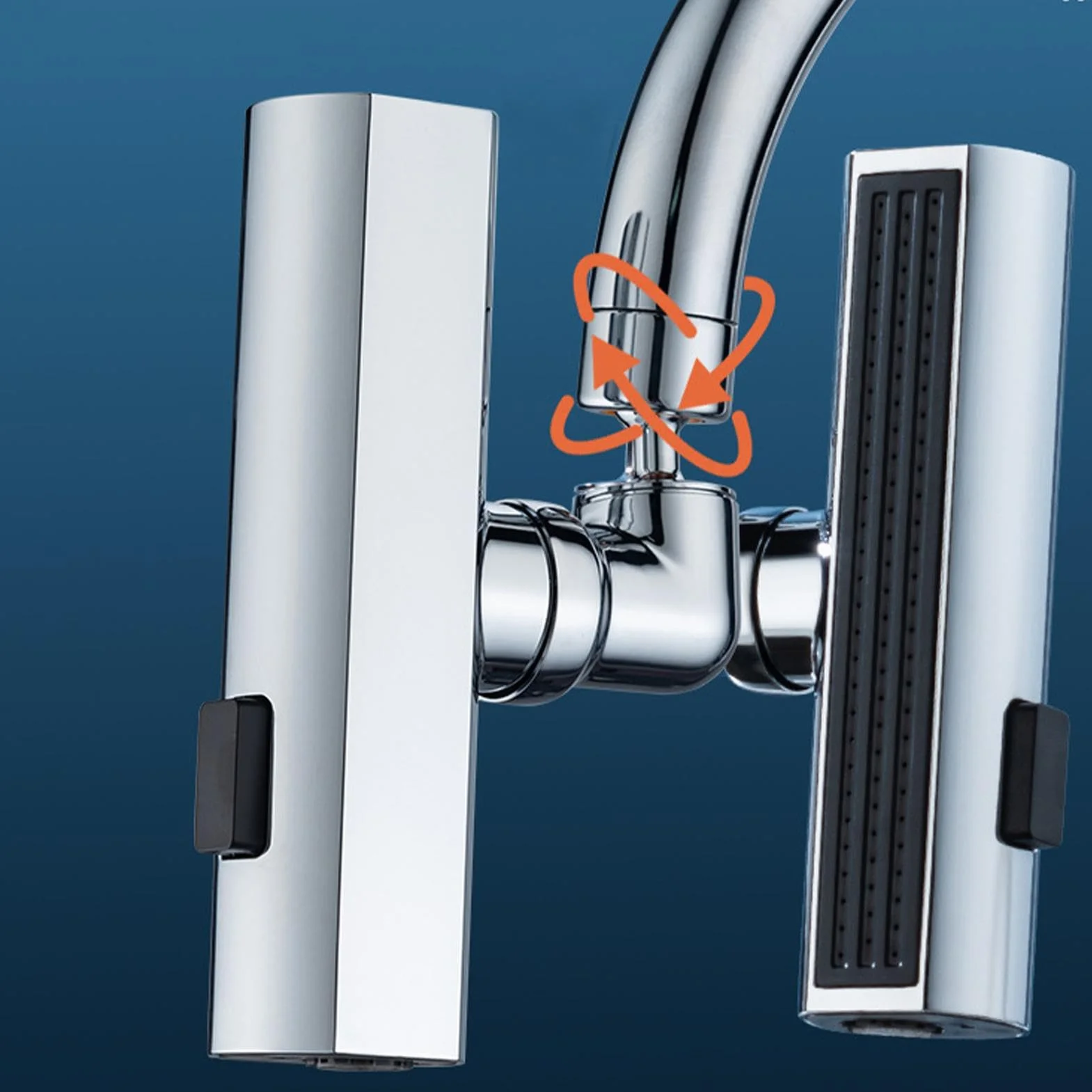 3-Function Kitchen Sink Faucet Sprayer Nozzle, Splash-Proof Faucet Attachment