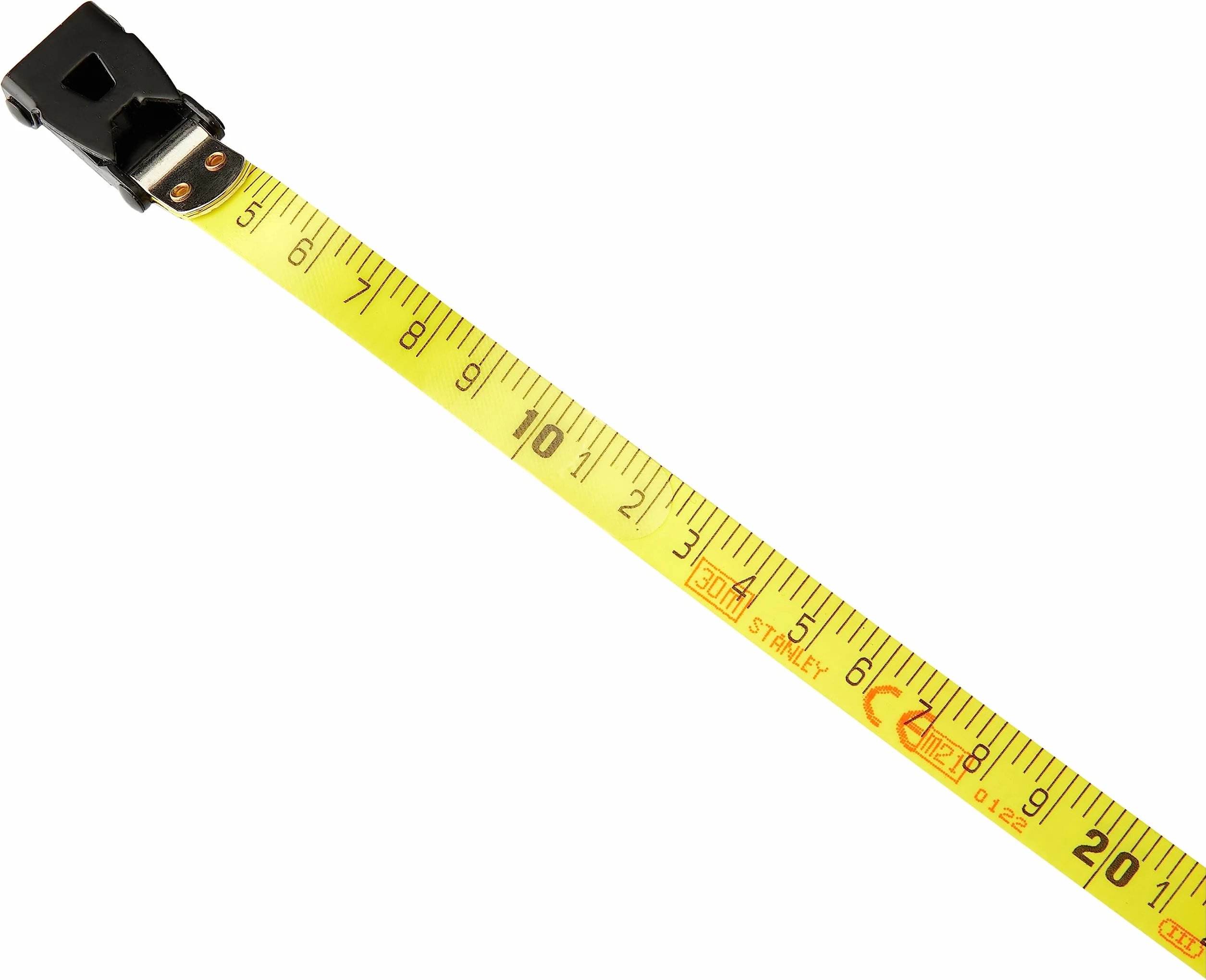 STANLEY Funkcjonalny Taśma długa 30m x 12,5mm abierta fibra vidrio dla profesjonalistów i majsterkowiczów do codziennego użytku 30m 12,5mm