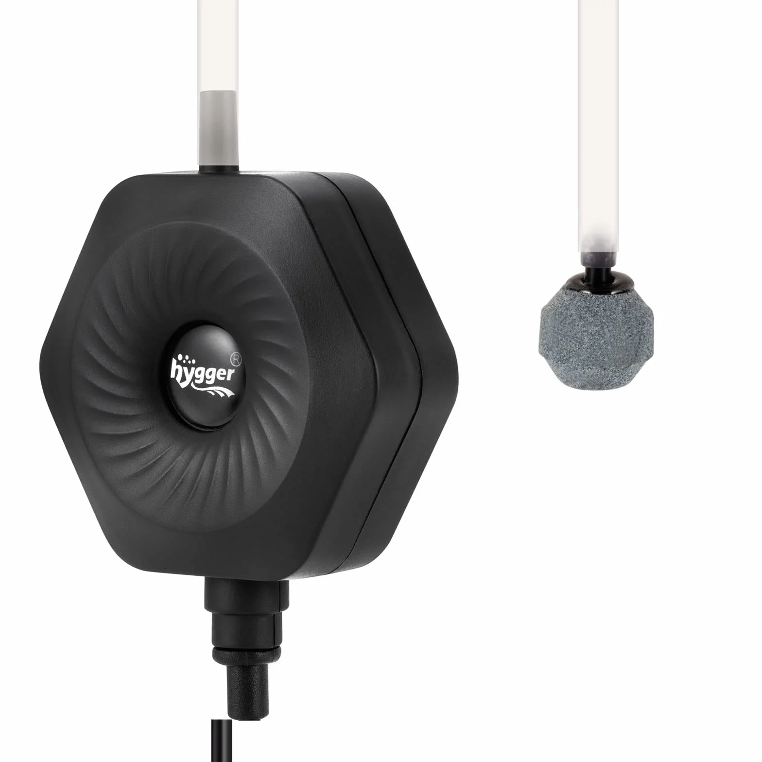 Ultra cicha mini pompka powietrza do akwarium, Betta, 1,5 W, cicha, mała pompa wentylacyjna z wężem Air Stone, przyssawka do miski na ryby 0,5-15 Gal