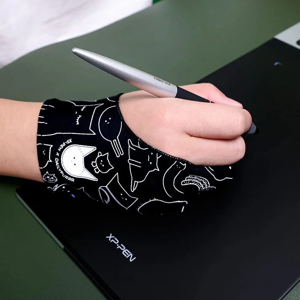 XP-Pen ACG15 Artist Glove rękawica przeciwporostowa do tabletu graficznego uniwersalny rozmiar 2 sztuki
