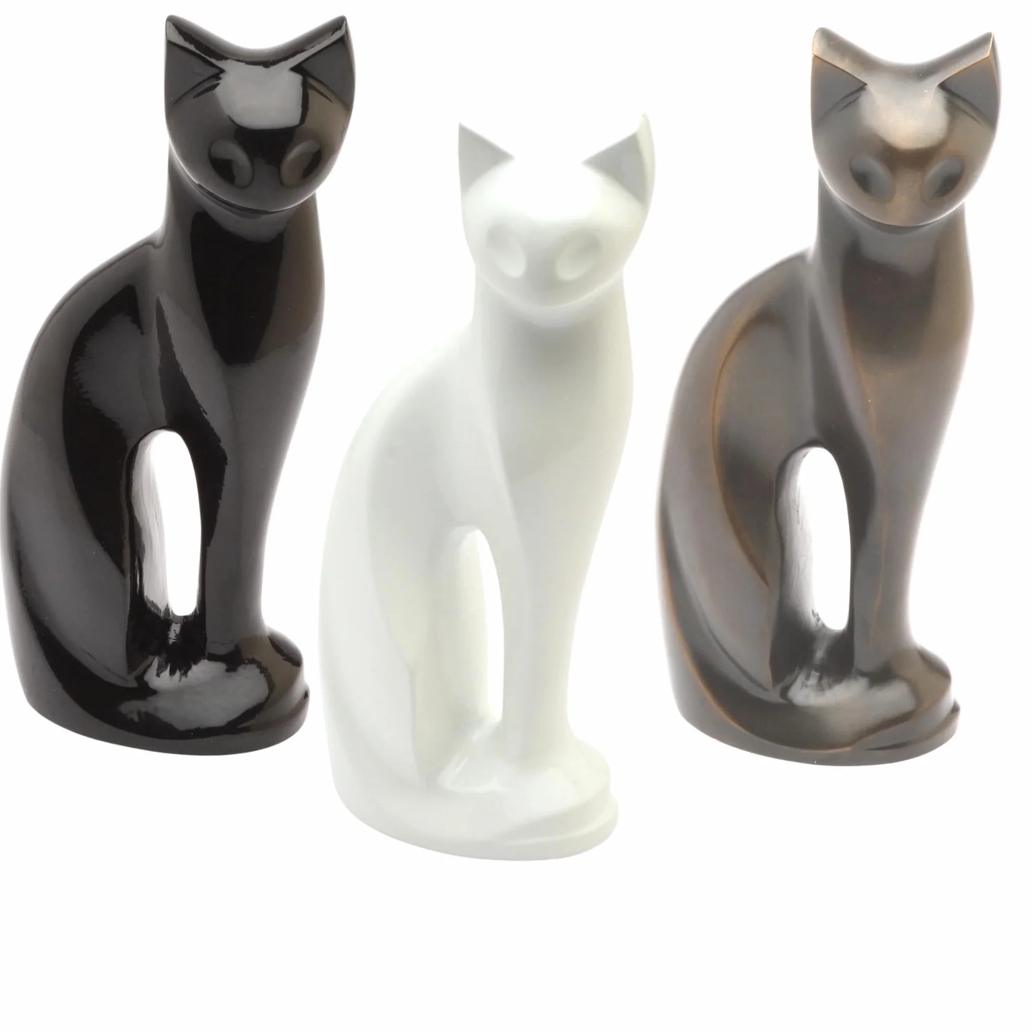 Urns UK Kurne pamięci, kot, czarny, 24,1 cm