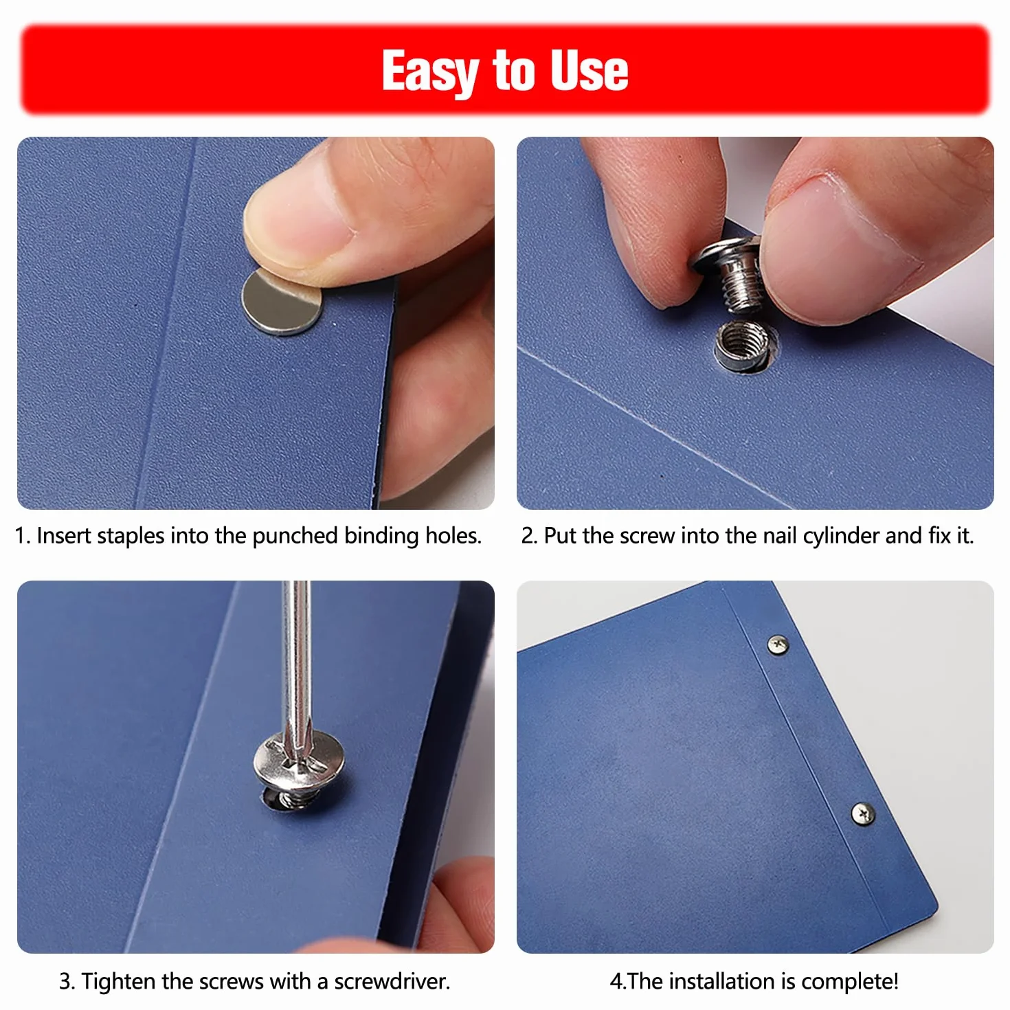 YIXISI 20 Zestaw M5x12mm Zestaw Śrub do Oprawy Chicago, Zestaw Śrub do Oprawy Książek, Śruby do Oprawy Chicago, do Dekoracji Skóry, Czarny Nikiel