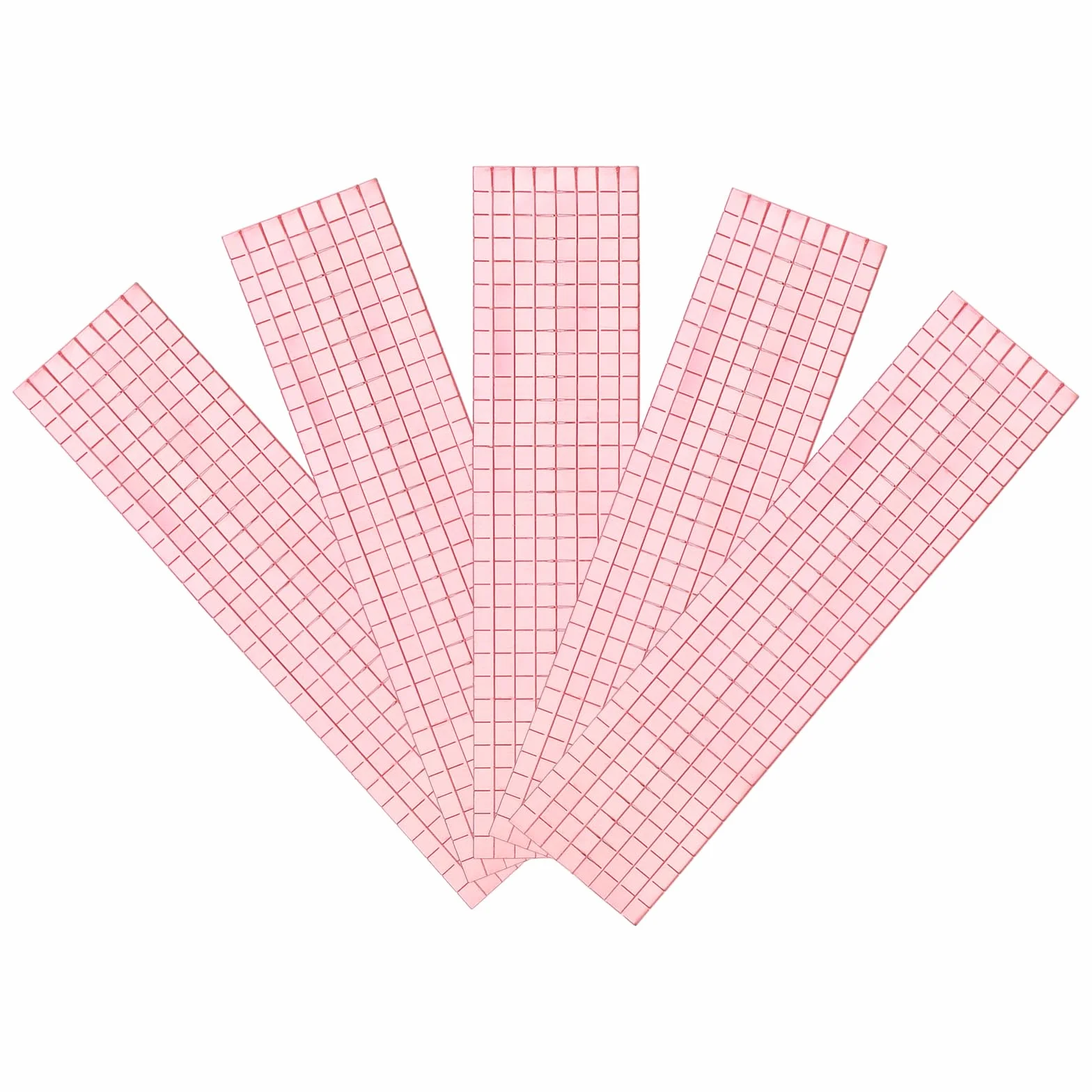 QUARKZMAN 2360 szt. Płytki samoprzylepne Mozaika Lustro 5 x 5 mm Mini Płytki Lustro Mozaika Kwadratowe Płytki Szklane Wykonywanie Rzemiosła Dekoracji Kulki Dyskotekowe Kolor Różowe Złoto