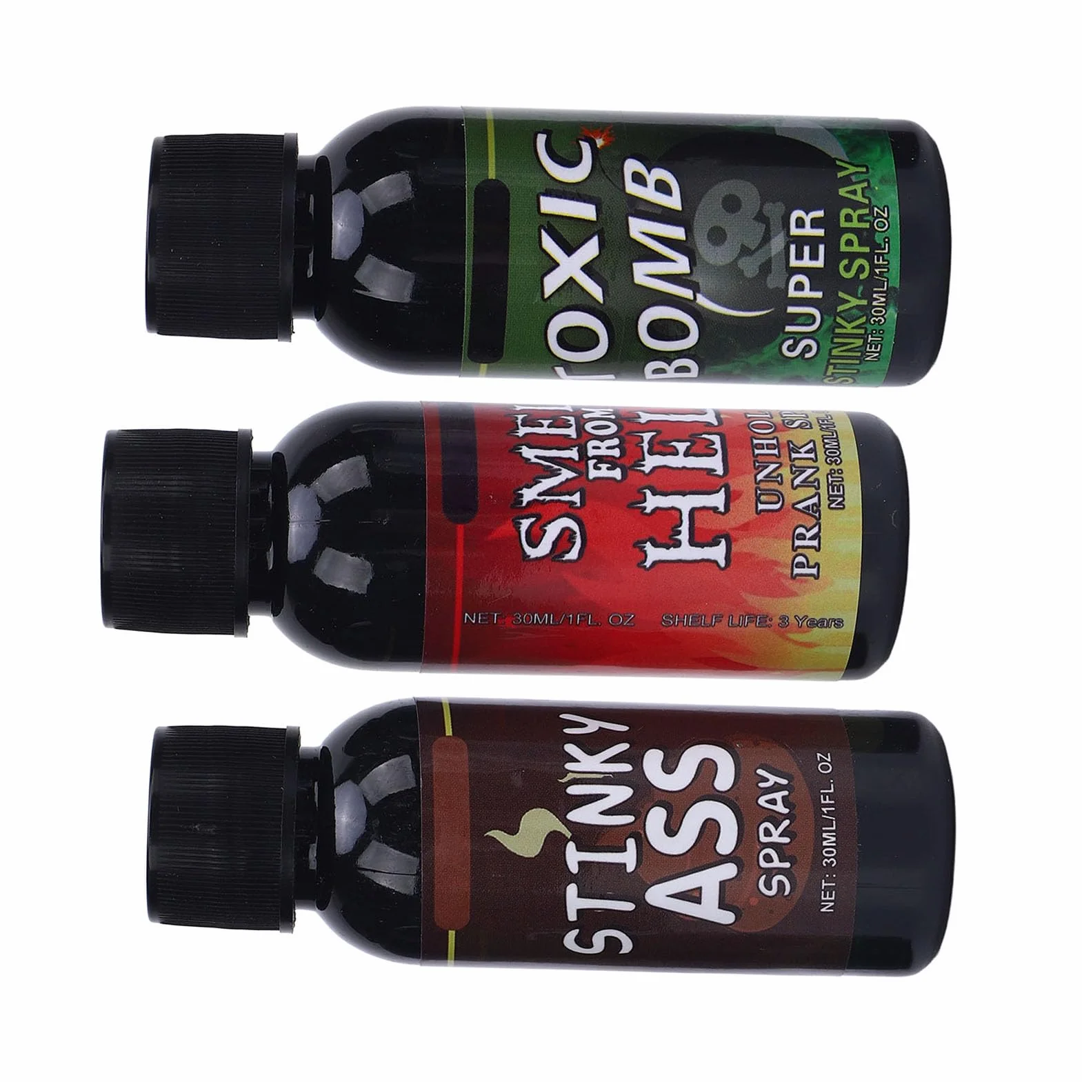 TARSHYRY Wyjątkowo mocny spray dla zwierząt, zabawny śmierdzący farsz, idealny prezent 3 szt. 30 ml na imprezy i imprezy, bomba rozrywkowa o unikalnym zapachu