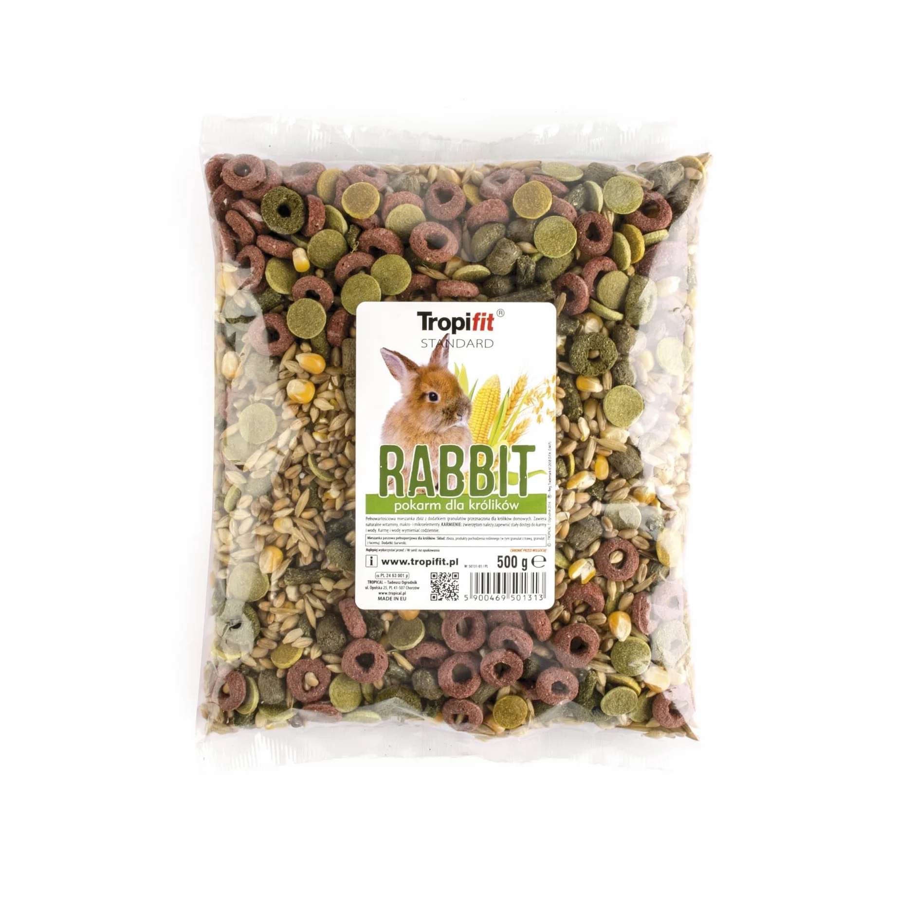 TROPIFIT STANDARD RABBIT - Pokarm dla królika 500g