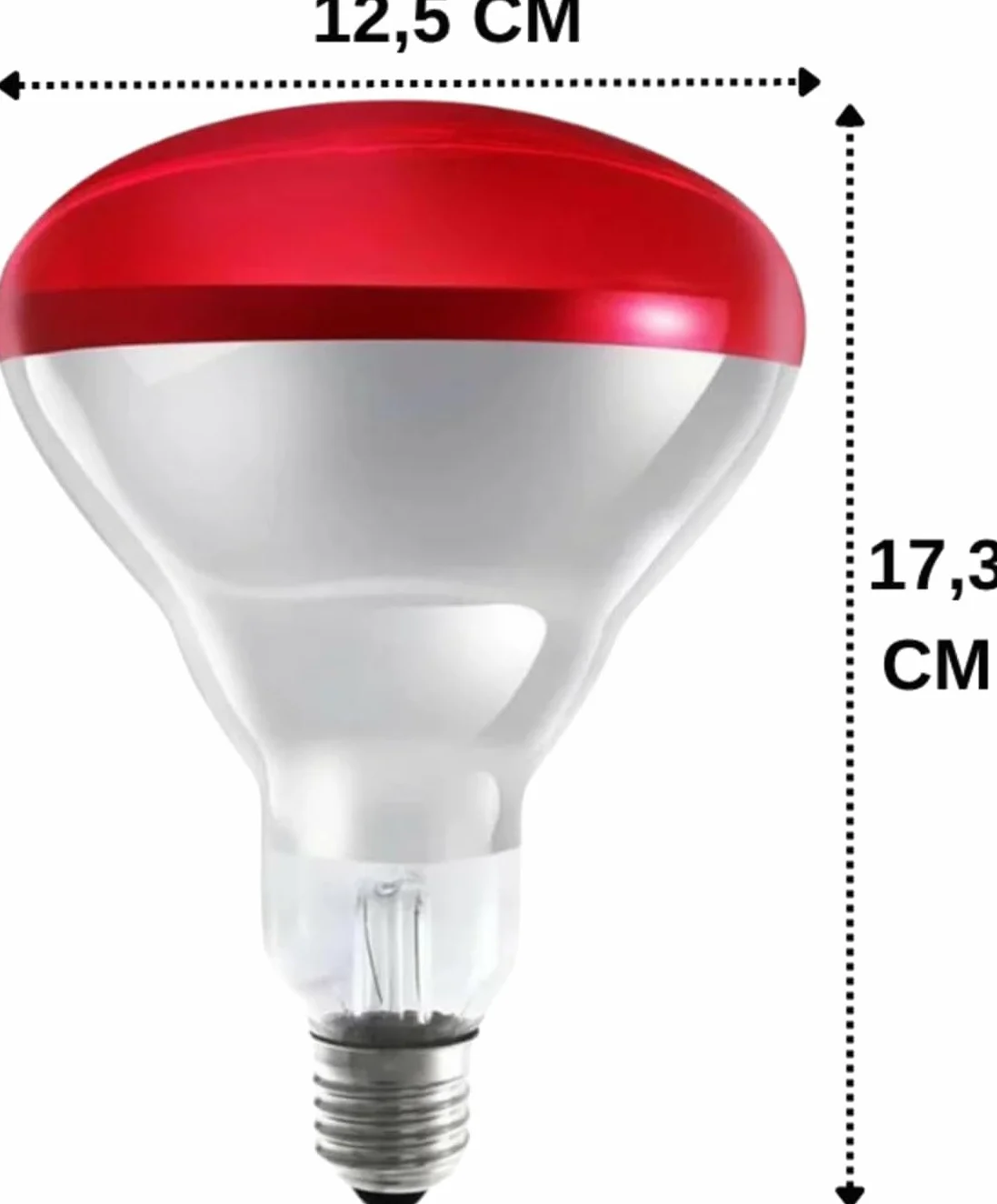 Philips BR125 IR 250W E27 230-250V Czerwony 1CT/10