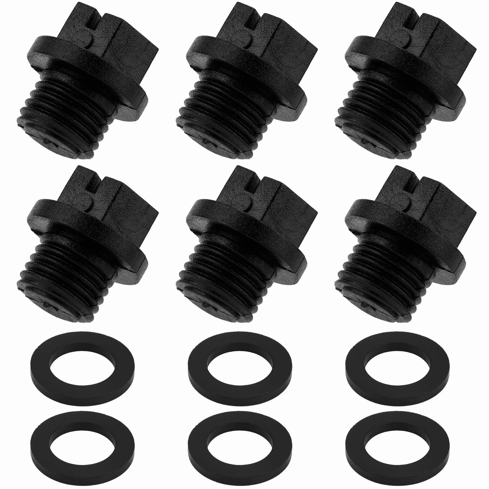 6szt SPX1700FG Korek Spustowy Basenu, Zastępczy Korek Pompy Basenowej Uszczelkami Kompatybilny z Hayward Super Pump/Power-Flo LX/Power Flo II/Max Flo