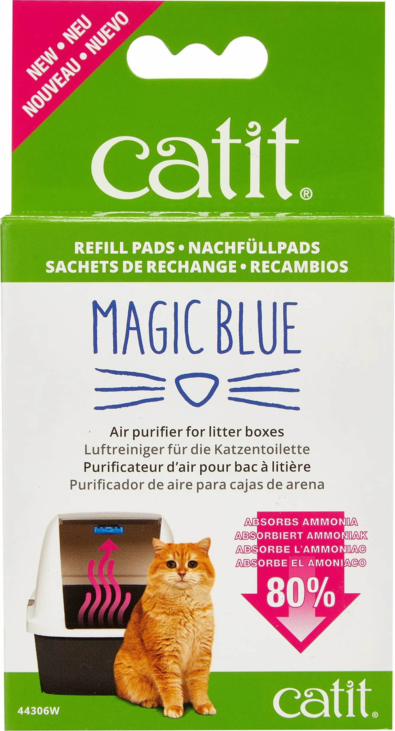 Catit Podkładki filtrujące, magiczny niebieski