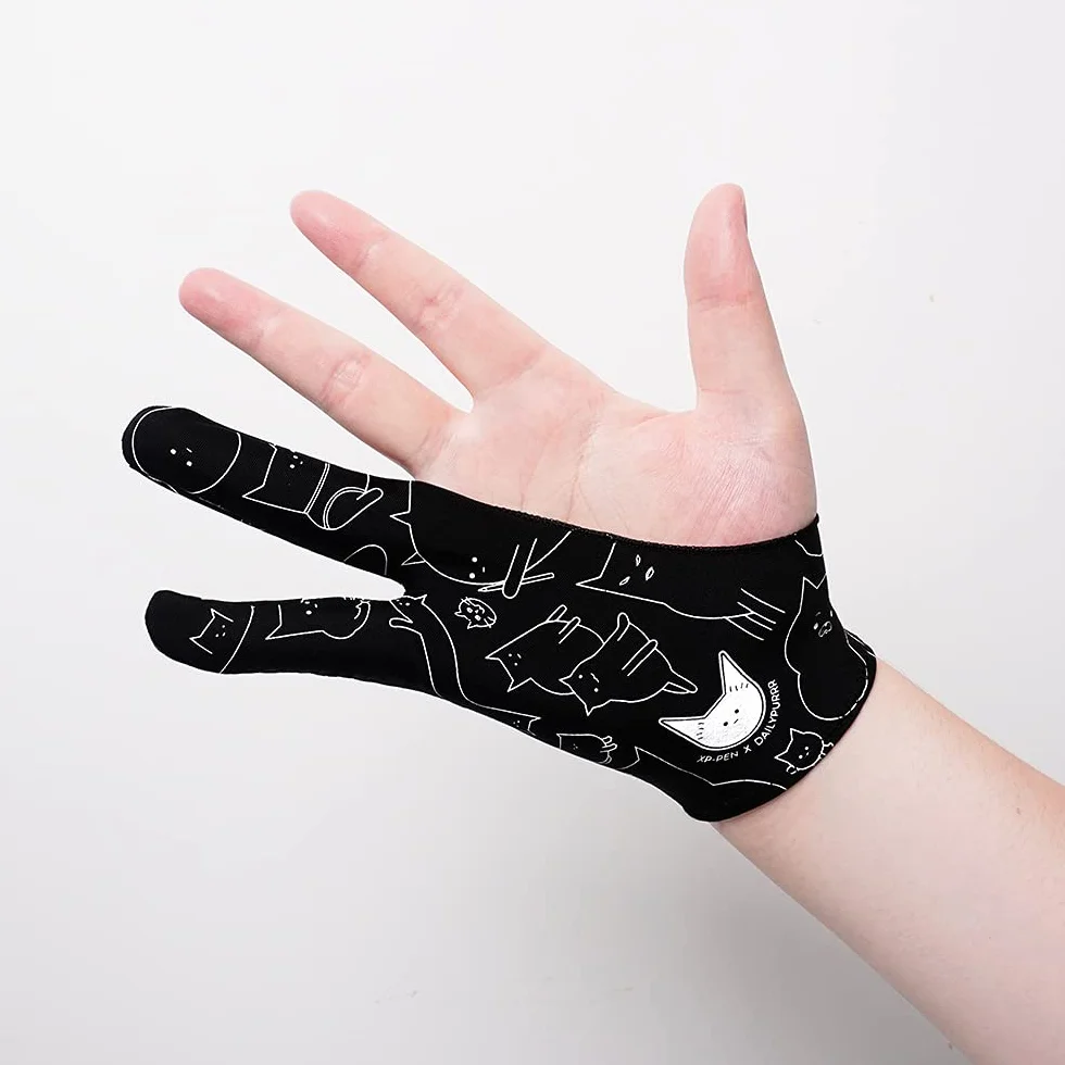 XP-Pen ACG15 Artist Glove rękawica przeciwporostowa do tabletu graficznego uniwersalny rozmiar 2 sztuki