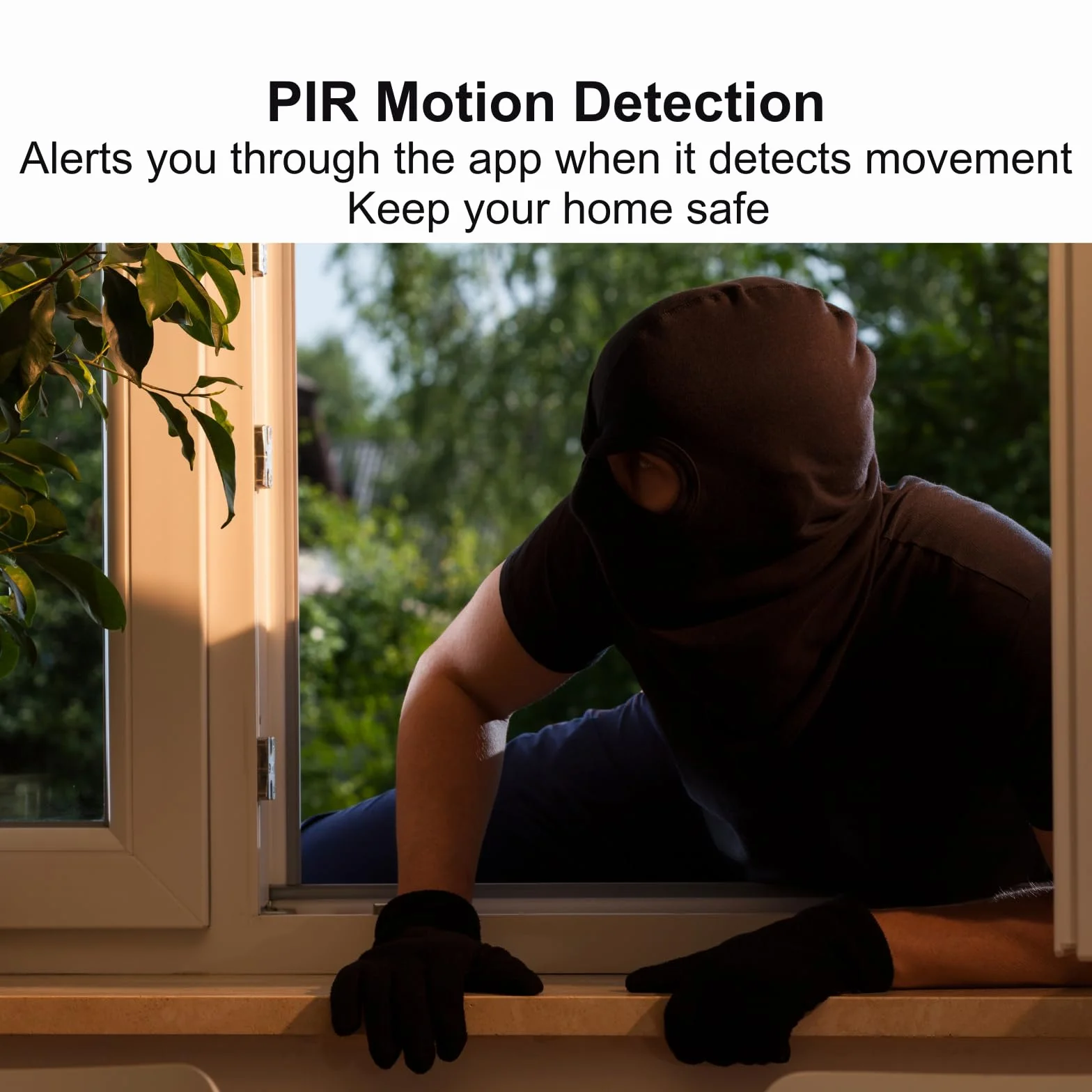 WOLF SHIELD HD WiFi Kamera Wewnętrzna, 30 Dni Czasu Oczekiwania, Mini Kamera WiFi, Kamera Wewnętrzna Do Bezpieczeństwa Domu, Noktowizor, Alerty Aktywowane Ruchem