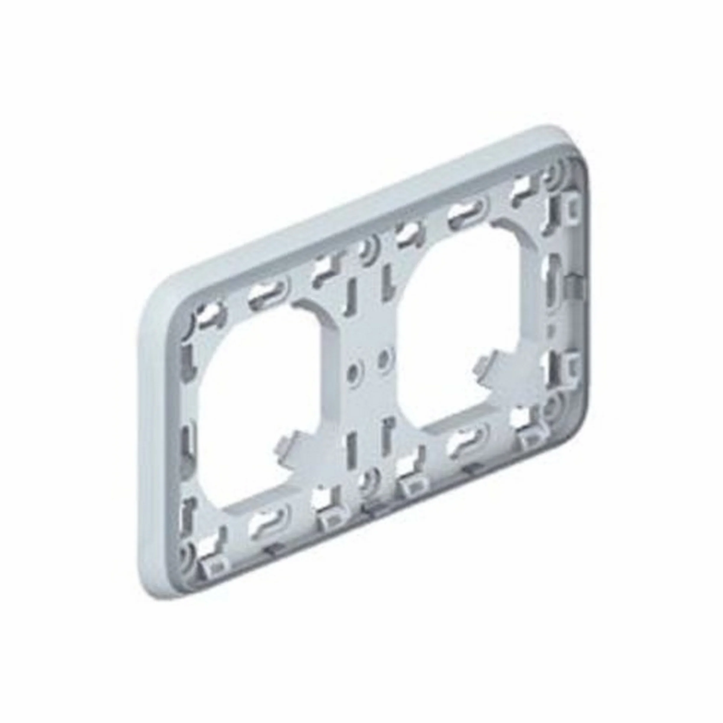 Legrand 069683 Wodoodporny uchwyt na płytę 2 poziomy Plexo Składany IP55, szary