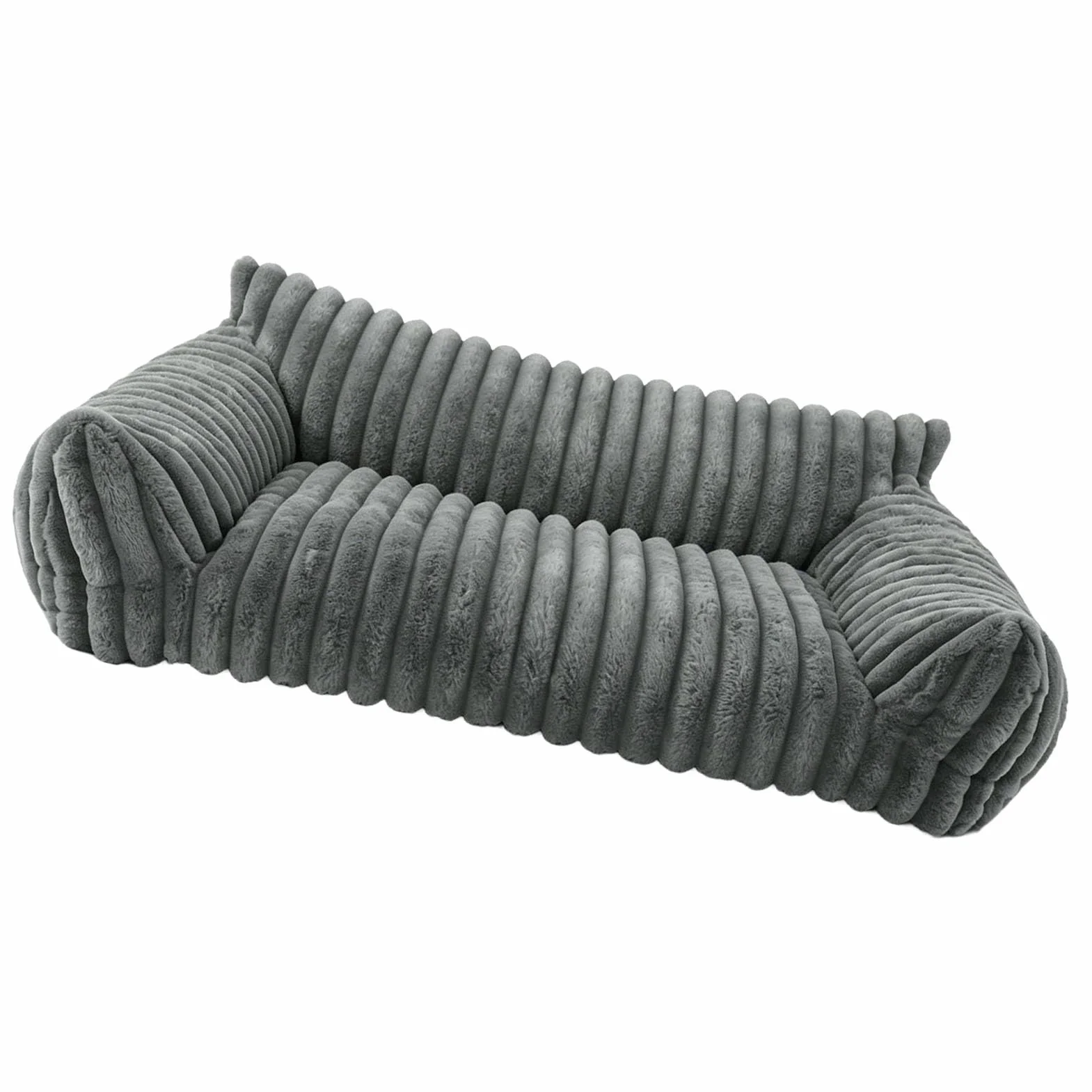 Legowisko dla Psa, Zmywalna, Wygodna, Ciepła i Miękka Sofa z Oparciem dla Małych Kotów i Psów (M75*50 * 20 cm)
