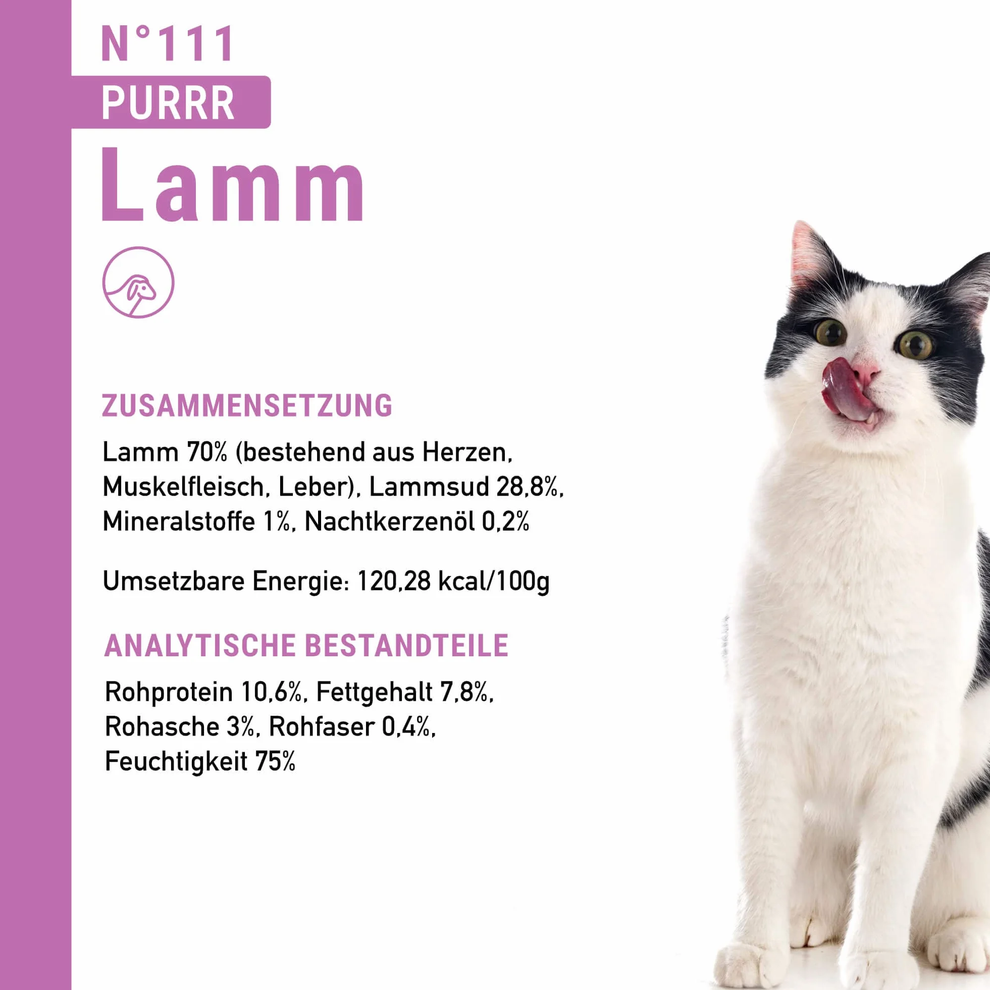Catz Finefood Purrrr Karma dla Kotów, 6 x 800g