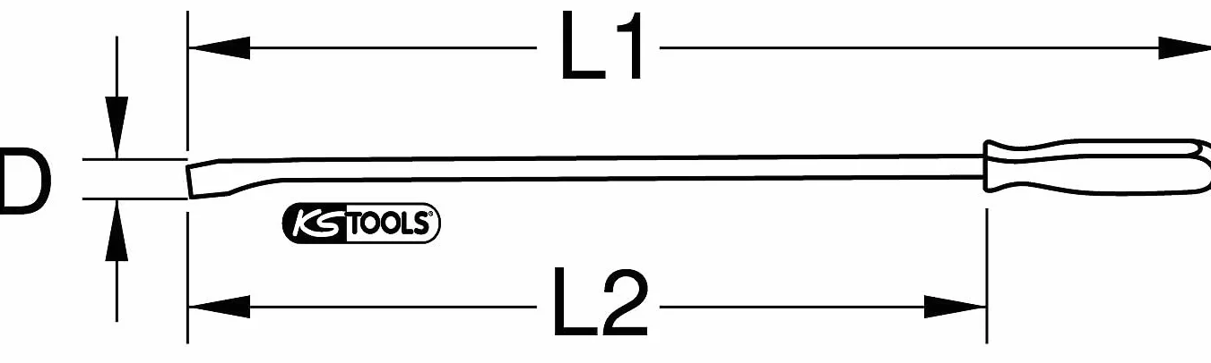 KS Tools 911.8104 Pret do podwazania, 20x600mm