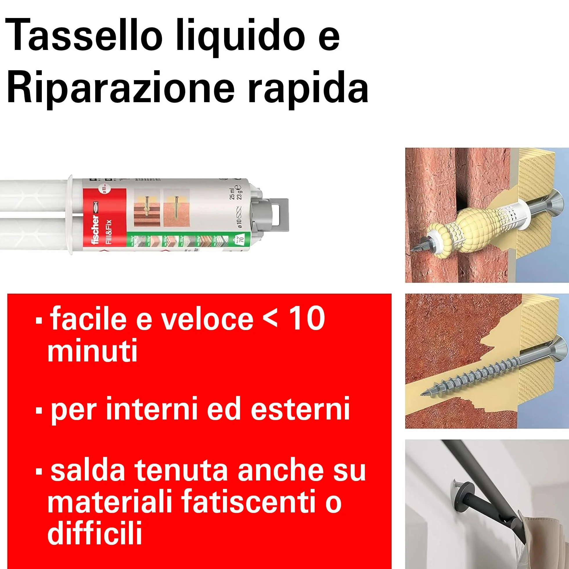Fischer Fill & Fix Zestaw naprawczy mocowania