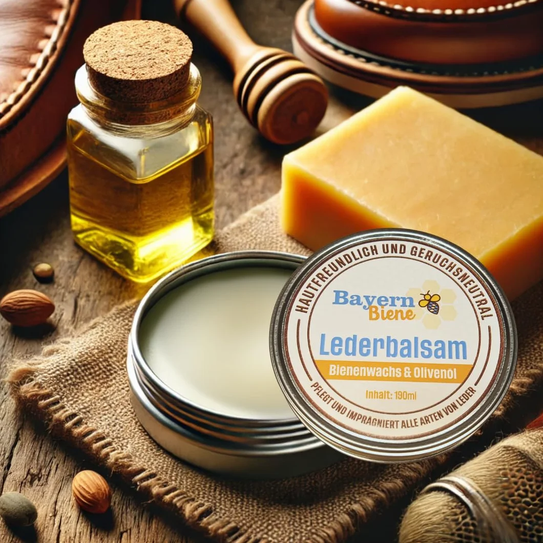 Balsam do skóry z woskiem pszczelim i oliwą z oliwek 190ml Pielęgnacja skóry do butów, pasków, siodeł
