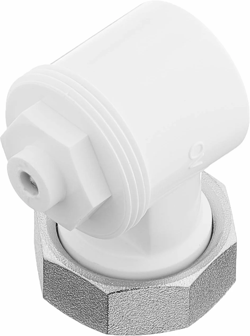 Oventrop Adapter Kątowy do Wentyli Biały 1011450