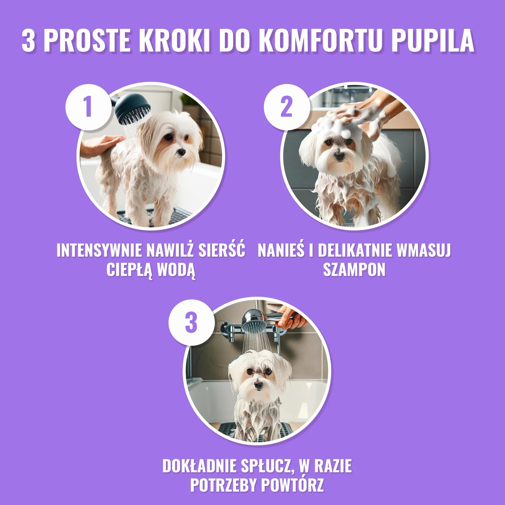 Delikatny szampon dla psów - Nawilżający szampon dla wszystkich ras i typów sierści - Szampon dla psów przeciw nieprzyjemnemu zapachowi 250 ml