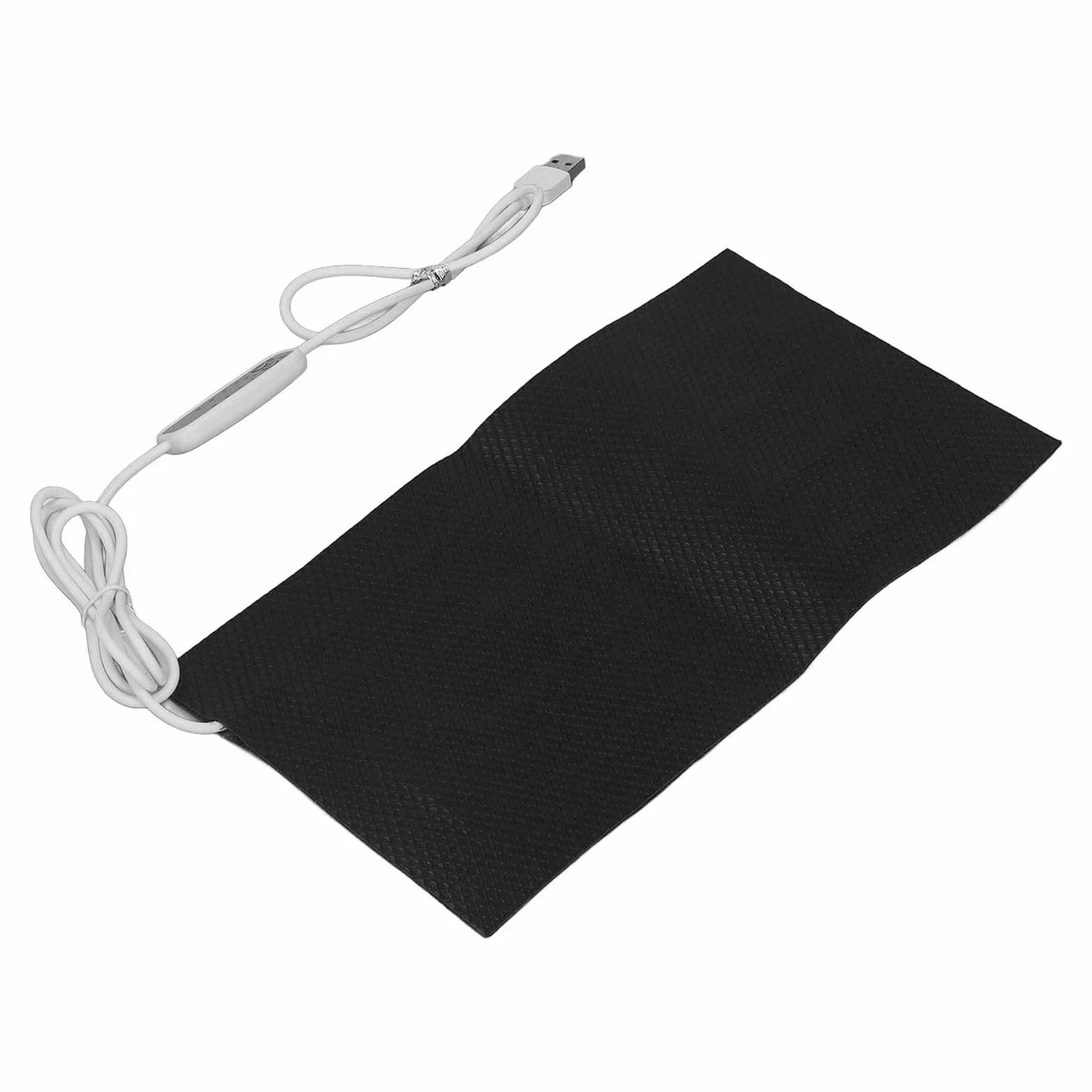 Fafeicy Podkładka Grzewcza, Regulowana Temperatura materiał PVC Przenośna Podkładka Grzewcza Zasilana USB dla Ramion Szyi z Tyłu 68-104 ° F Idealne do Użytku Domowego (20X25 cm)